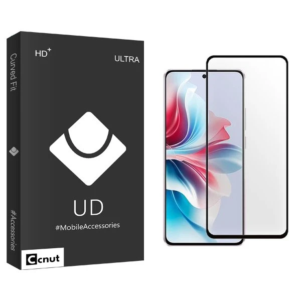 محافظ صفحه نمایش شیشه ای کوکونات مدل UDB مناسب برای گوشی موبایل اوپو Reno 11F