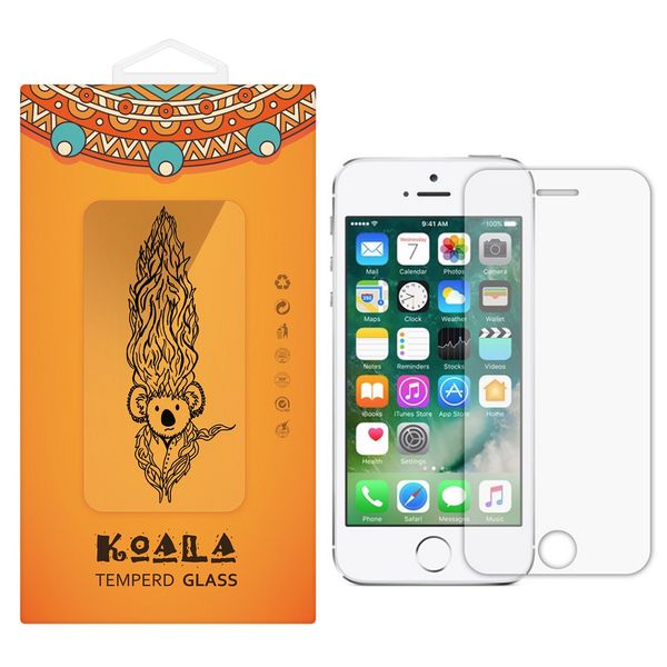 محافظ صفحه نمایش شیشه ای کوالا مدل Tempered مناسب برای گوشی موبایل اپل آیفون 5/5S/SE محافظ صفحه نمایش شیشه ای کوالا مدل Tempered مناسب برای گوشی موبایل اپل آیفون 5/5S/SE