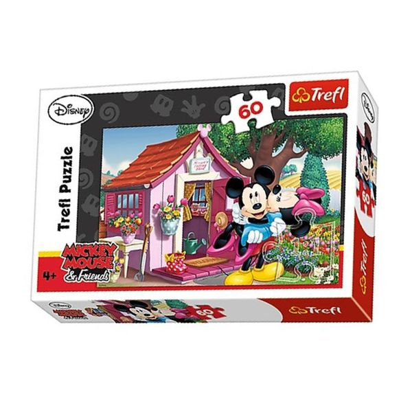 پازل 60 تکه میکی و مینی در باغ - Trefl. برابر کیفیت ادوکا، ravensburger, Educa پازل 60 تکه میکی و مینی در باغ - Trefl. برابر کیفیت ادوکا، ravensburger, Educa