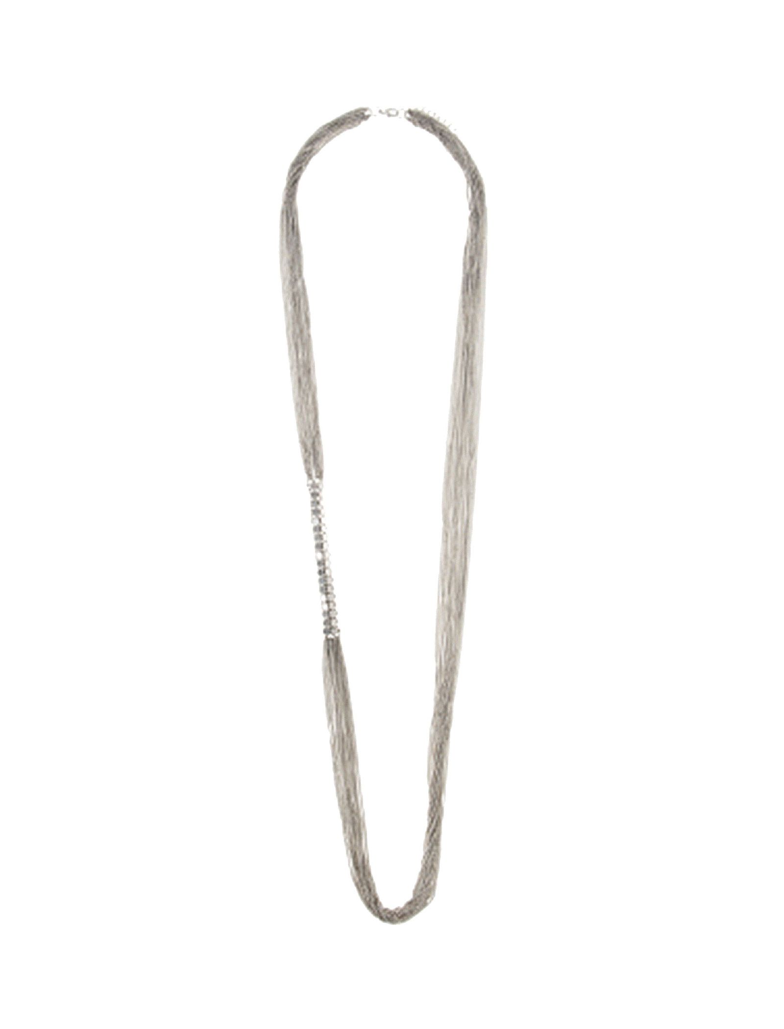 گردنبند زنجیری زنانه - پارفوا - نقره اي - 1