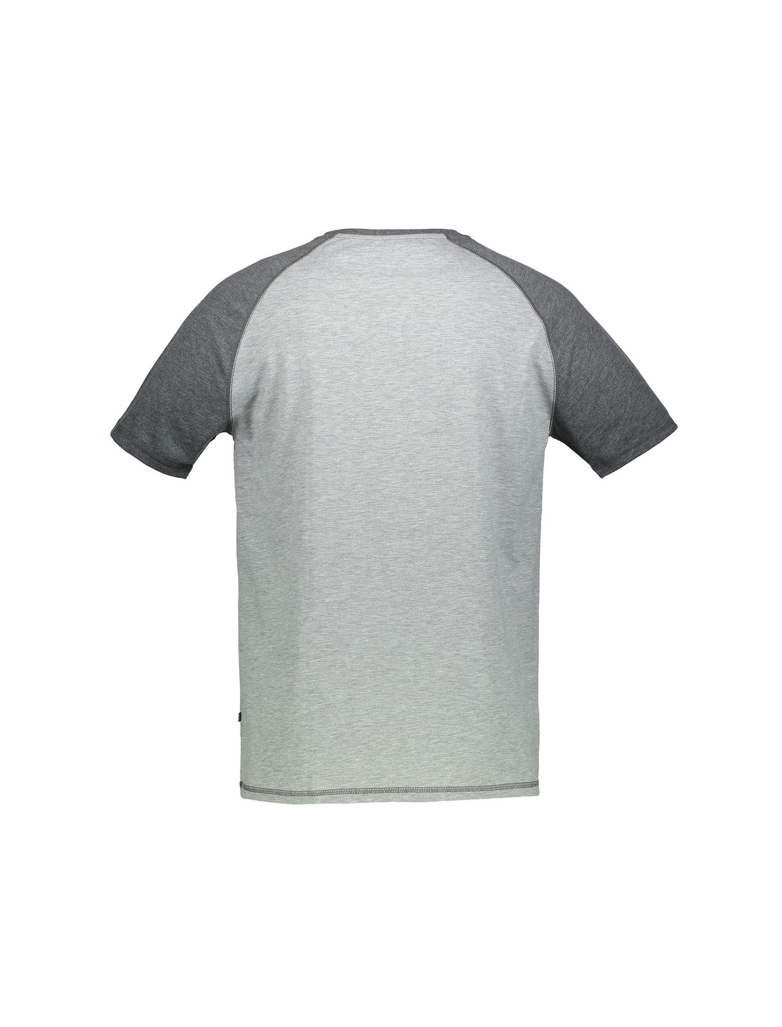 تی شرت و شلوارک راحتی نخی مردانه - سلیو - طوسي - 4
