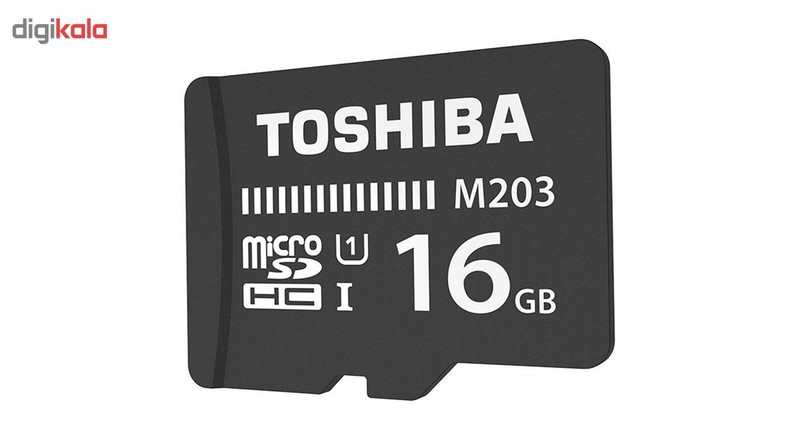 کارت حافظه microSDHC توشیبا مدل M203 کلاس 10 استاندارد UHS-I سرعت 100MBps ظرفیت 16 گیگابایت