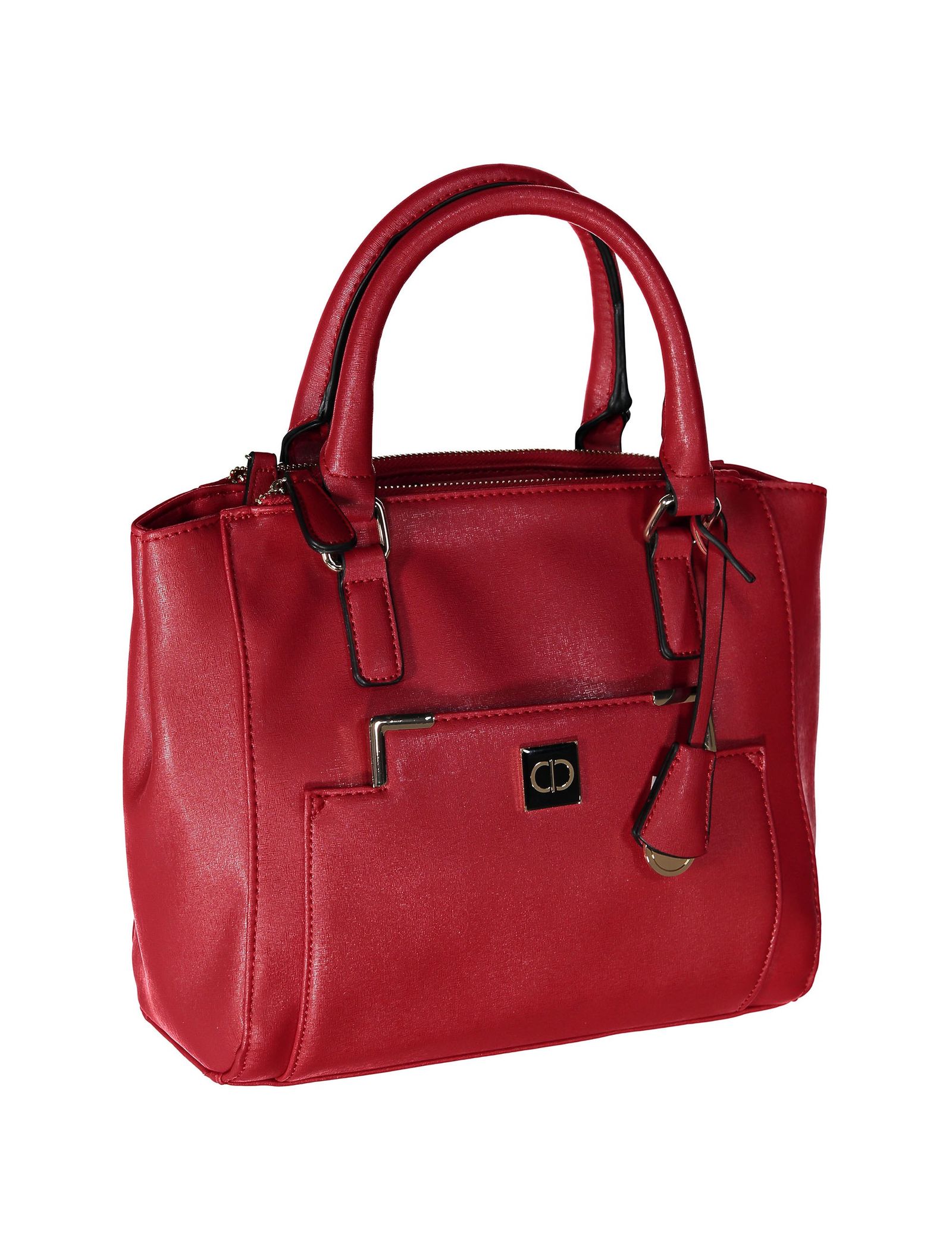 کیف دستی روزمره زنانه - کالکشن تک سایز - قرمز براق  - 4