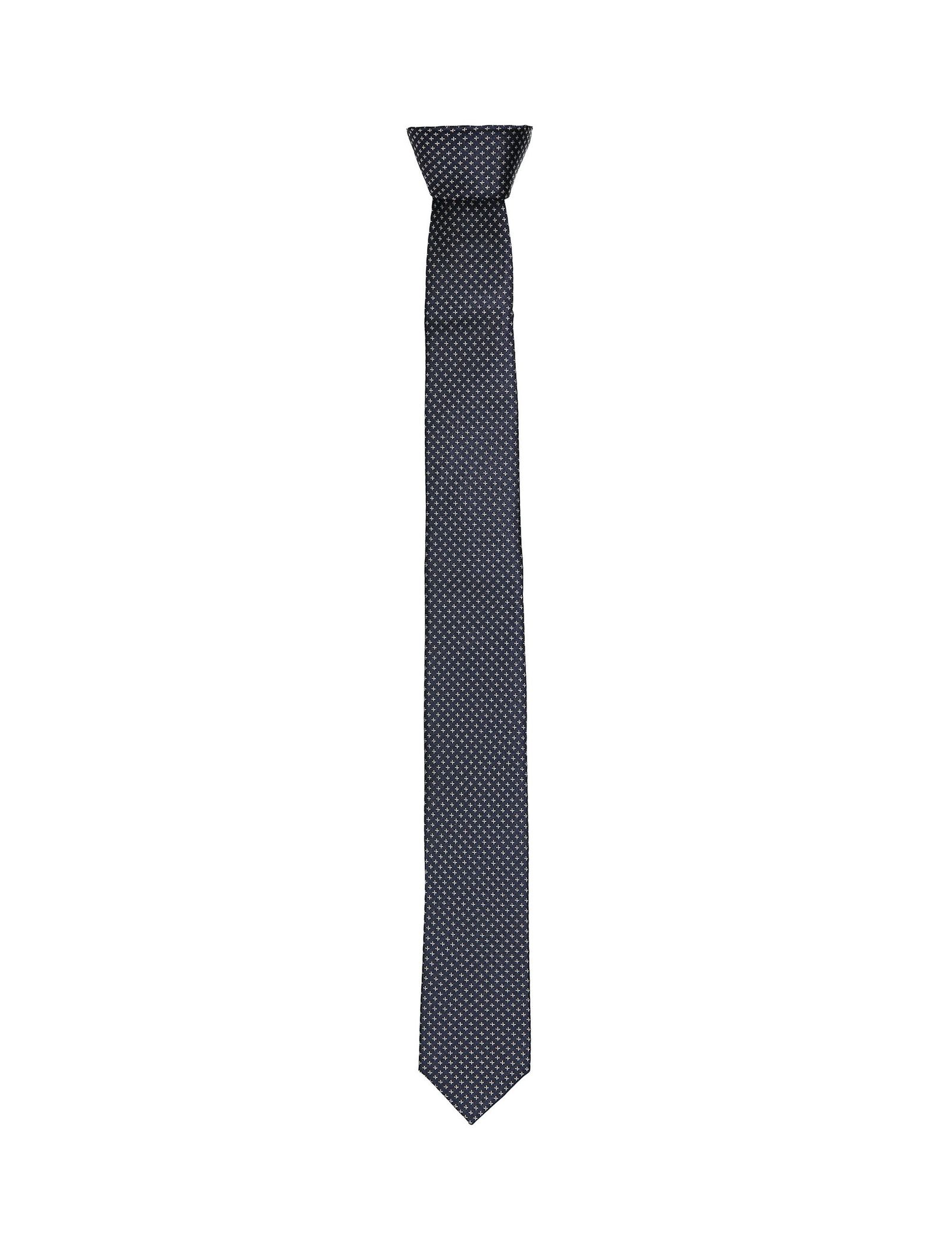 کراوات طرح دار مردانه - سلیو - سرمه اي - 3