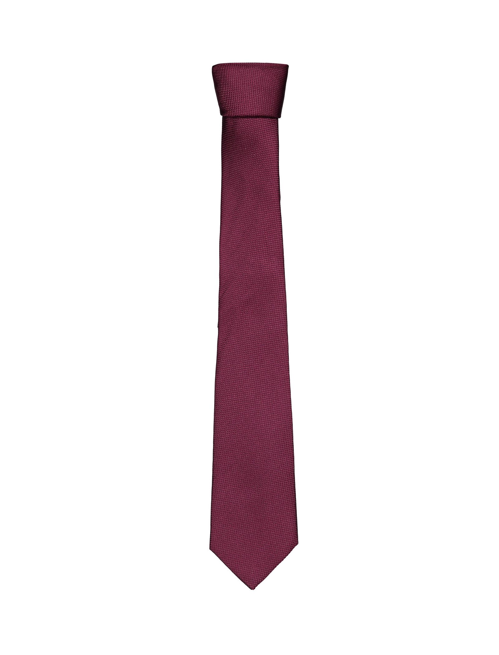 کراوات ابریشمی مردانه - مانگو - قرمز تيره - 1
