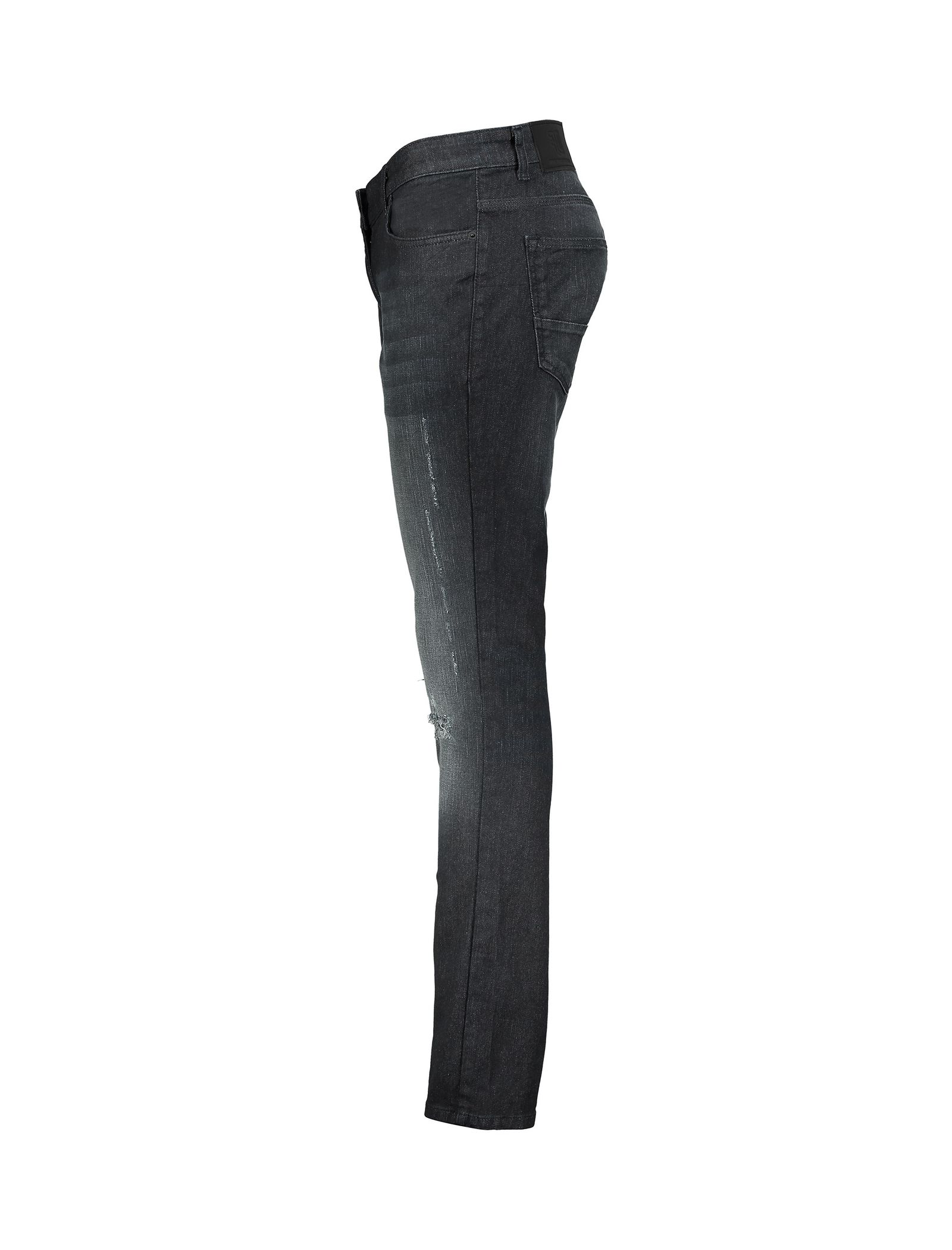 شلوار جین راسته مردانه - دفکتو - زغالي - 4