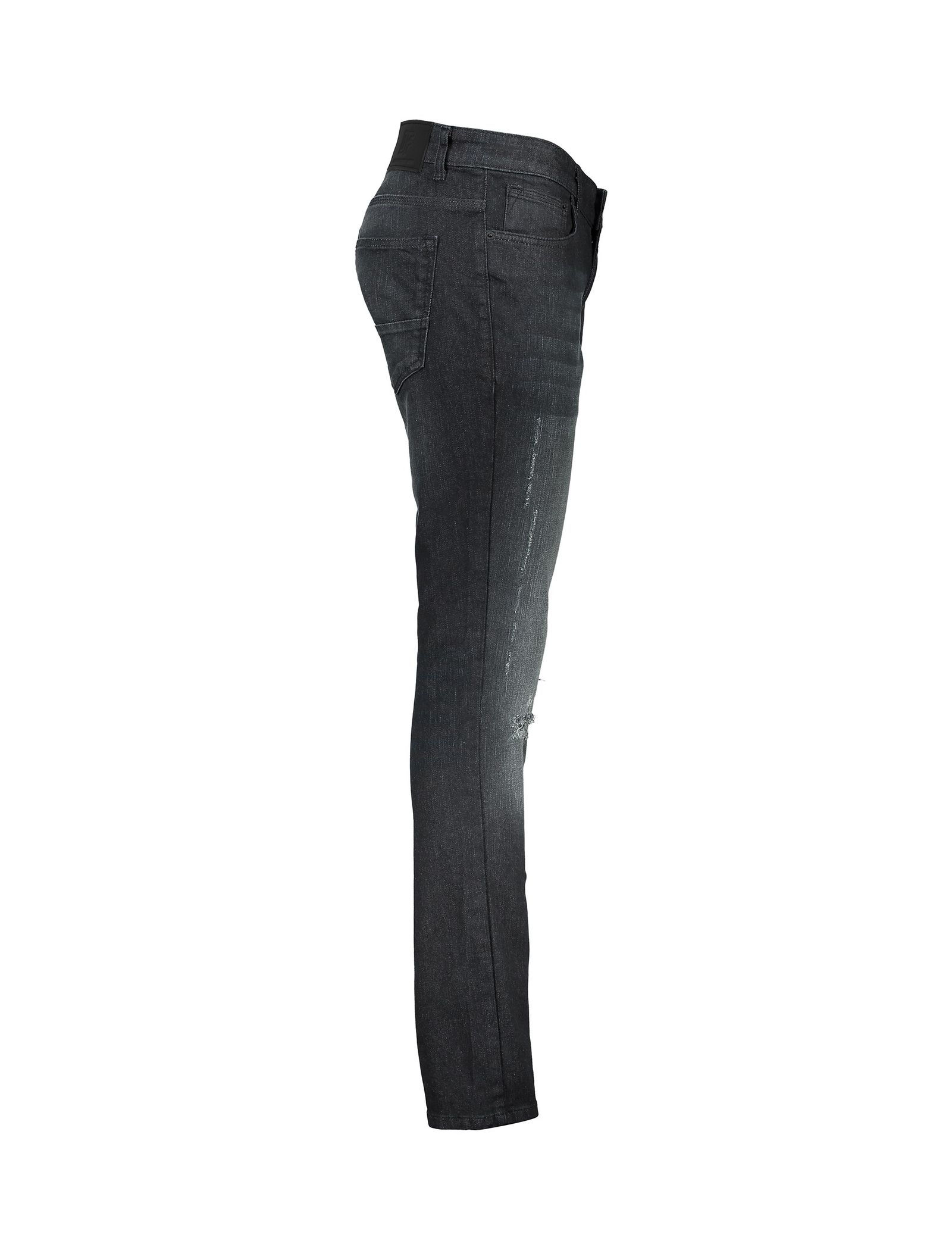 شلوار جین راسته مردانه - دفکتو - زغالي - 5