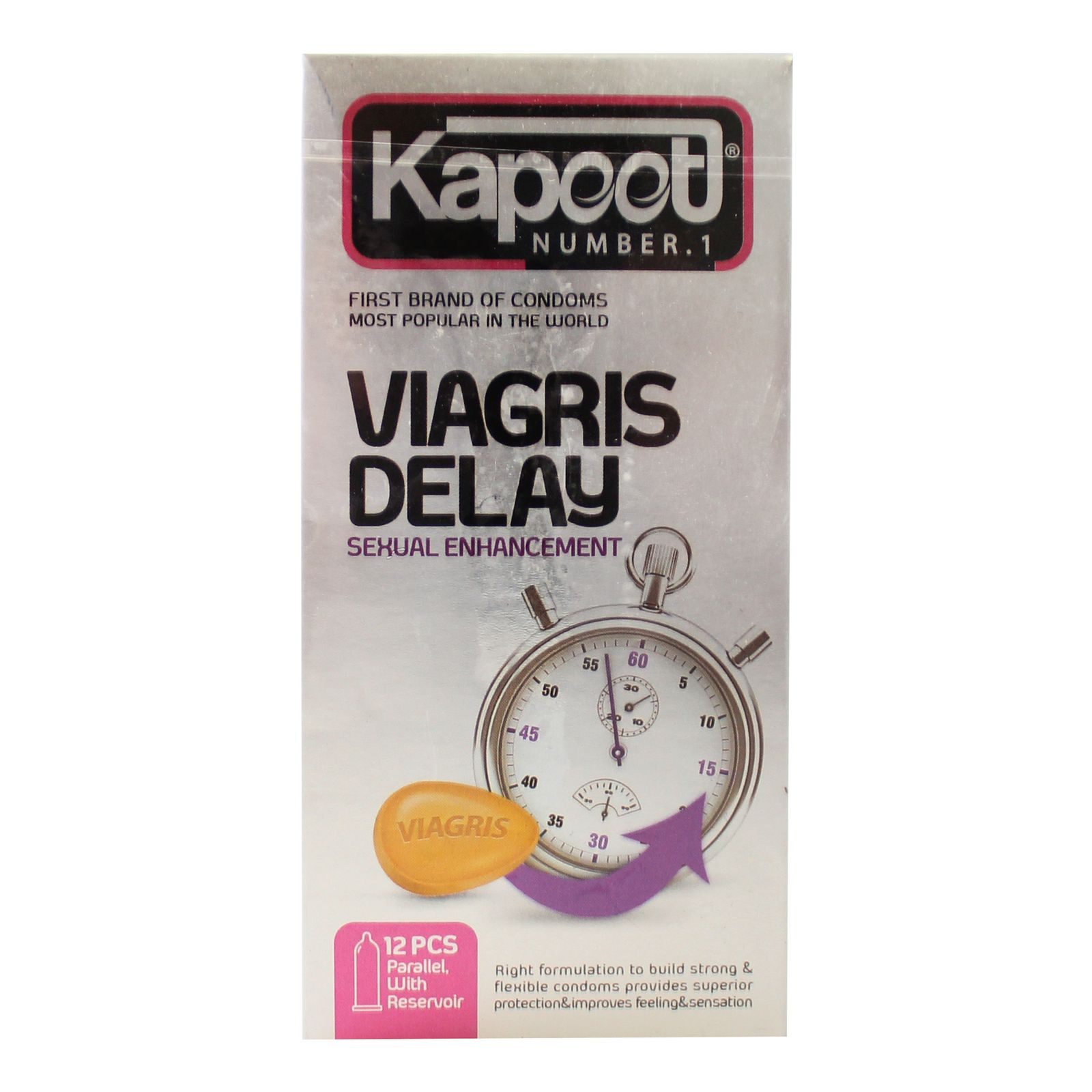 کاندوم کاپوت مدل Viagris Delay بسته 12 عددی -  - 1