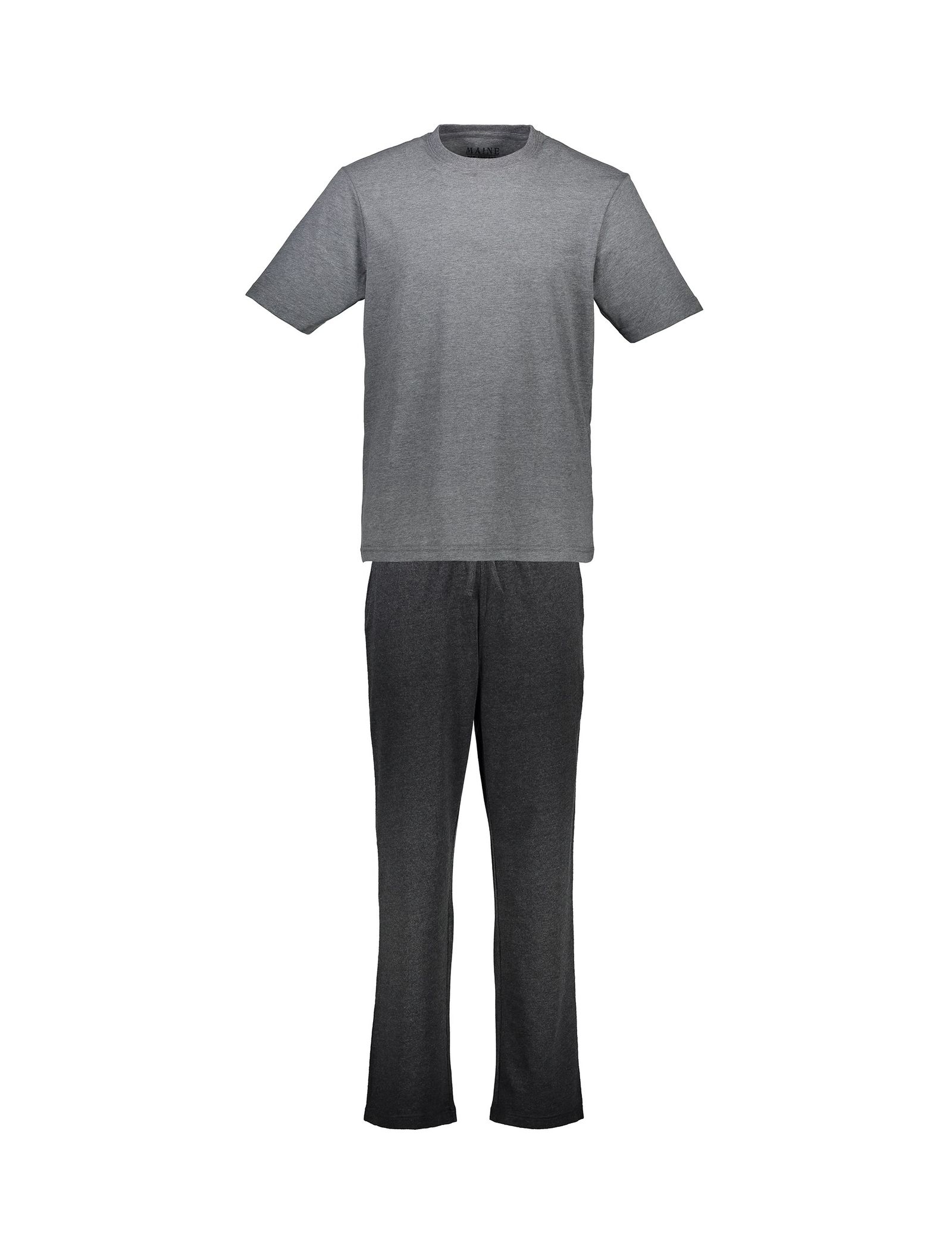 تی شرت و شلوار راحتی نخی مردانه - مین نیو اینگلند - طوسي - 1