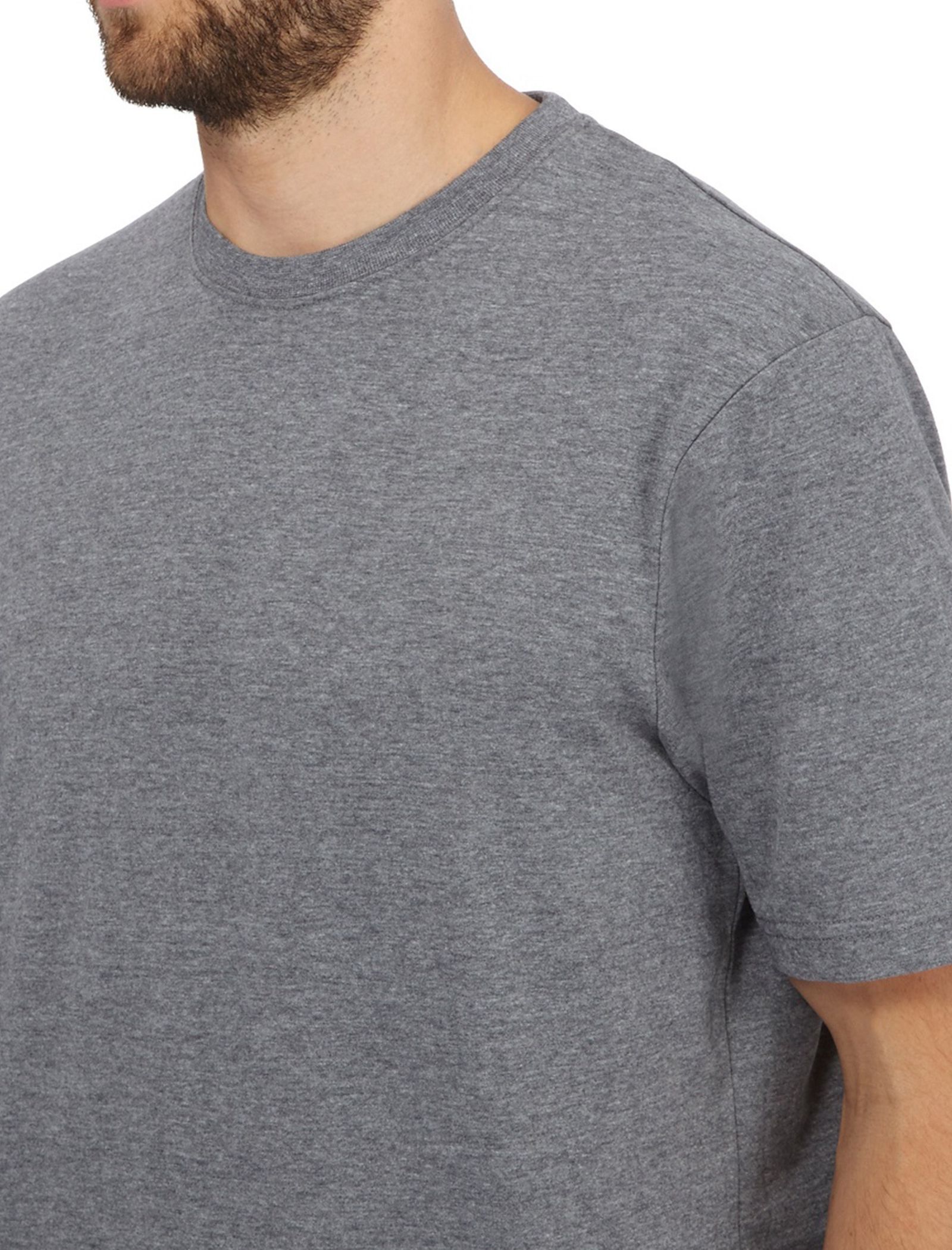 تی شرت و شلوار راحتی نخی مردانه - مین نیو اینگلند - طوسي - 11