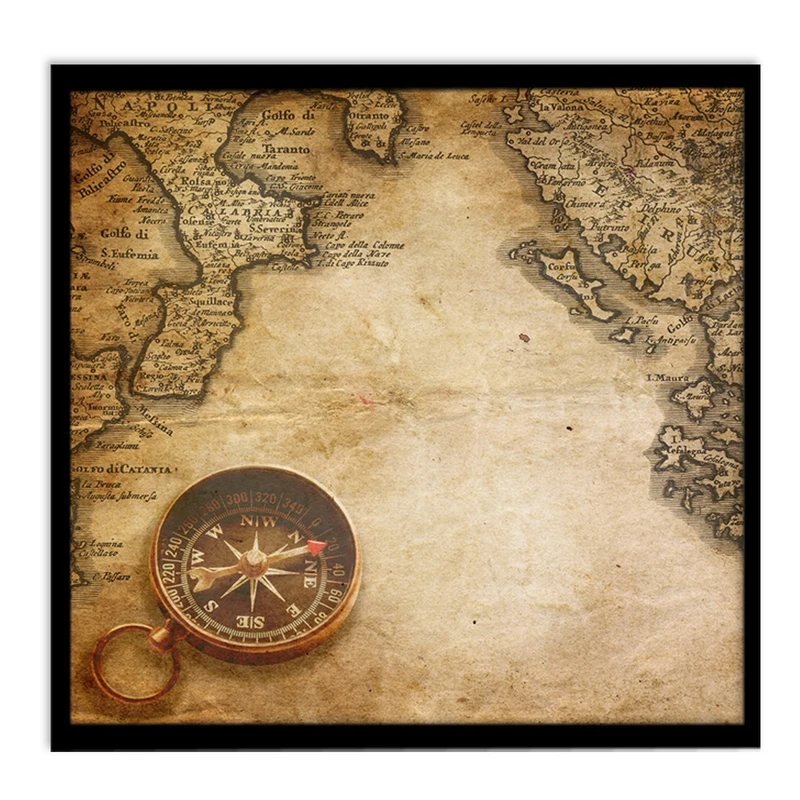 تابلو بکلیت طرح نقشه قدیمی مدل B-S1168