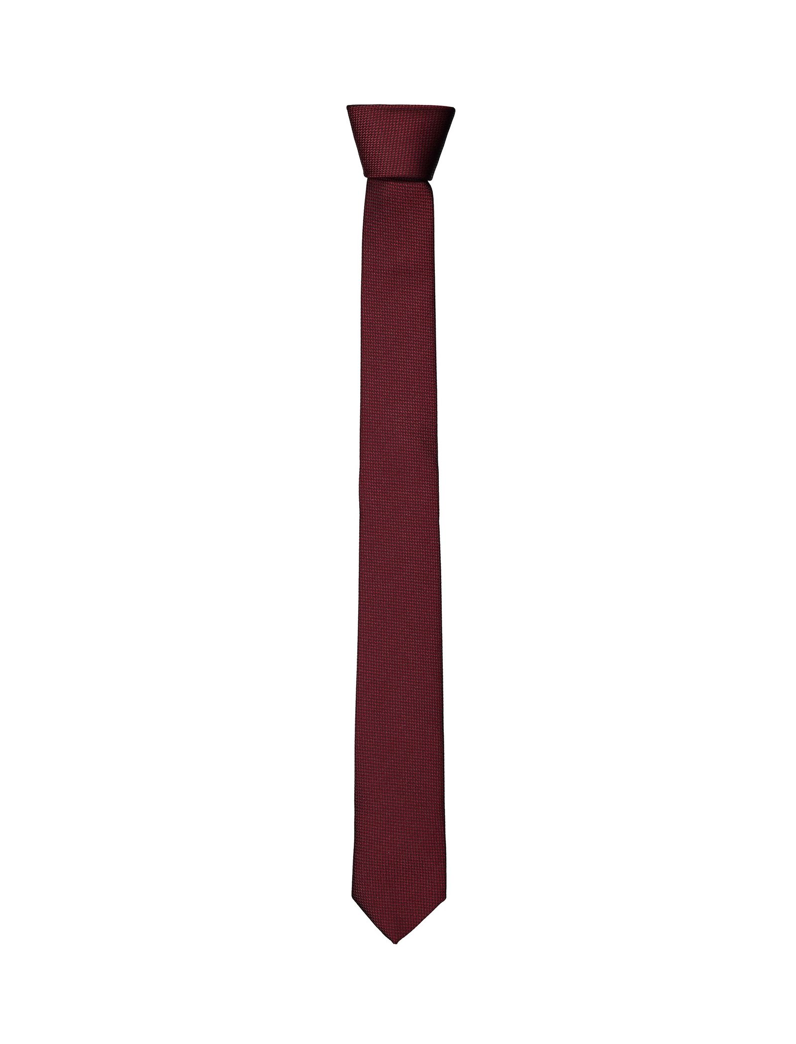 کراوات طرح دار مردانه - دفکتو - زرشکي - 5