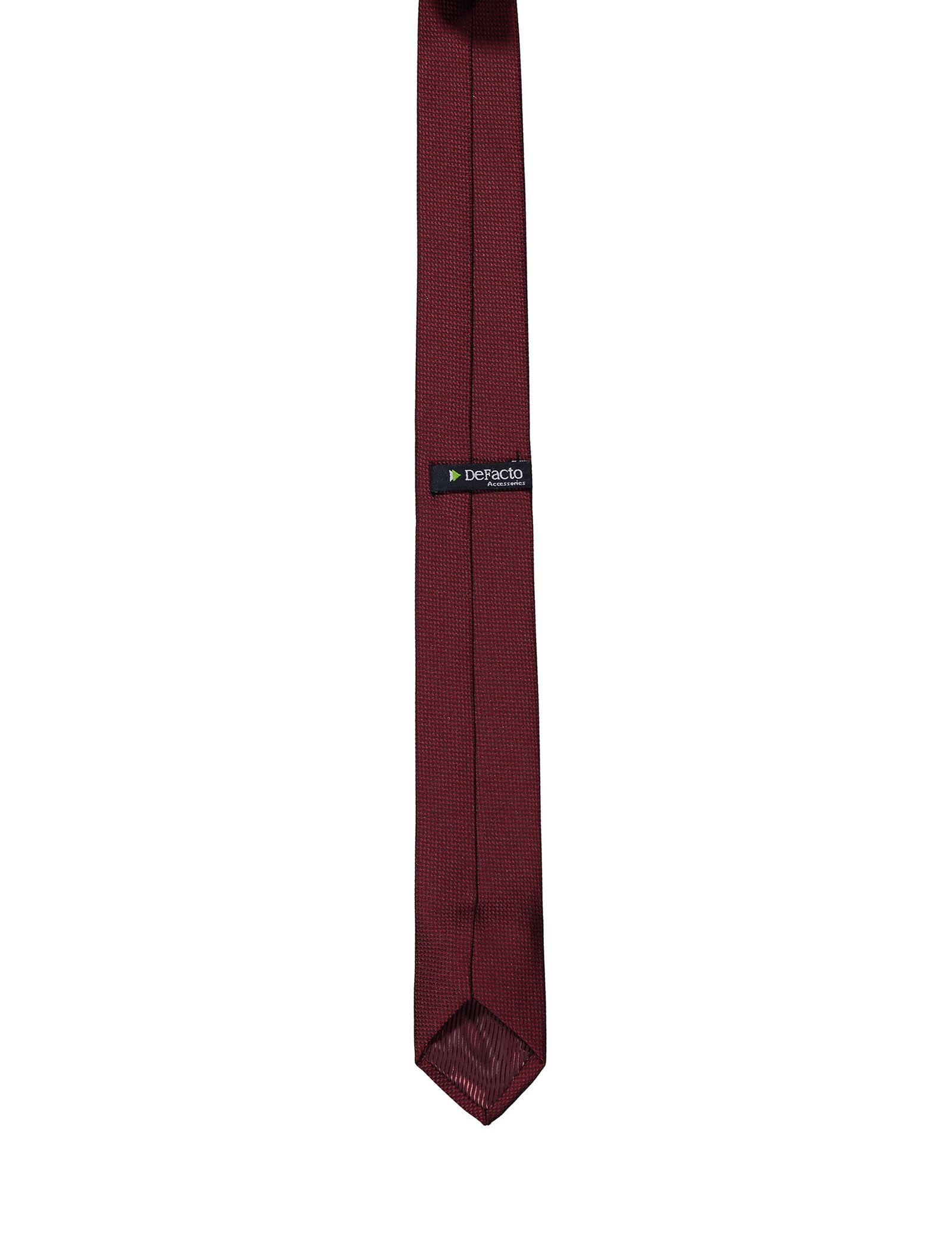 کراوات طرح دار مردانه - دفکتو - زرشکي - 2