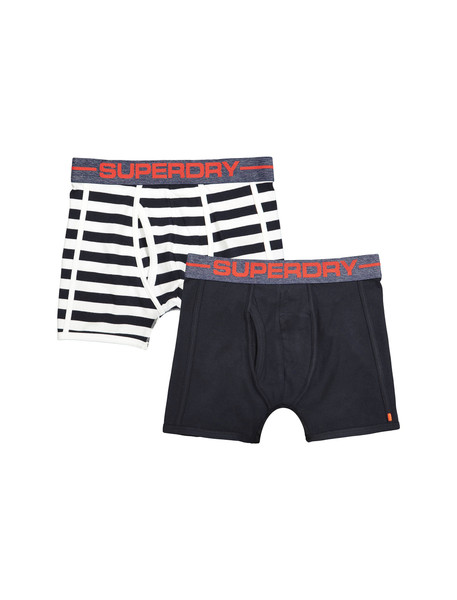 شورت نخی مردانه بسته 2 عددی Sport Stripe Boxers Double Pack - سوپردرای