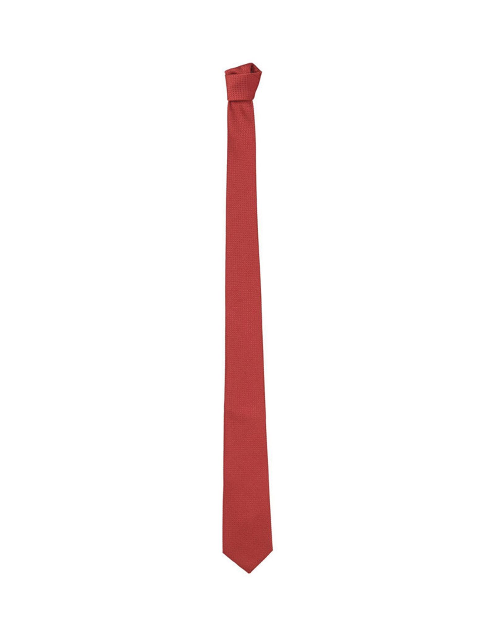 کراوات ساده مردانه - مانگو - قرمز - 1
