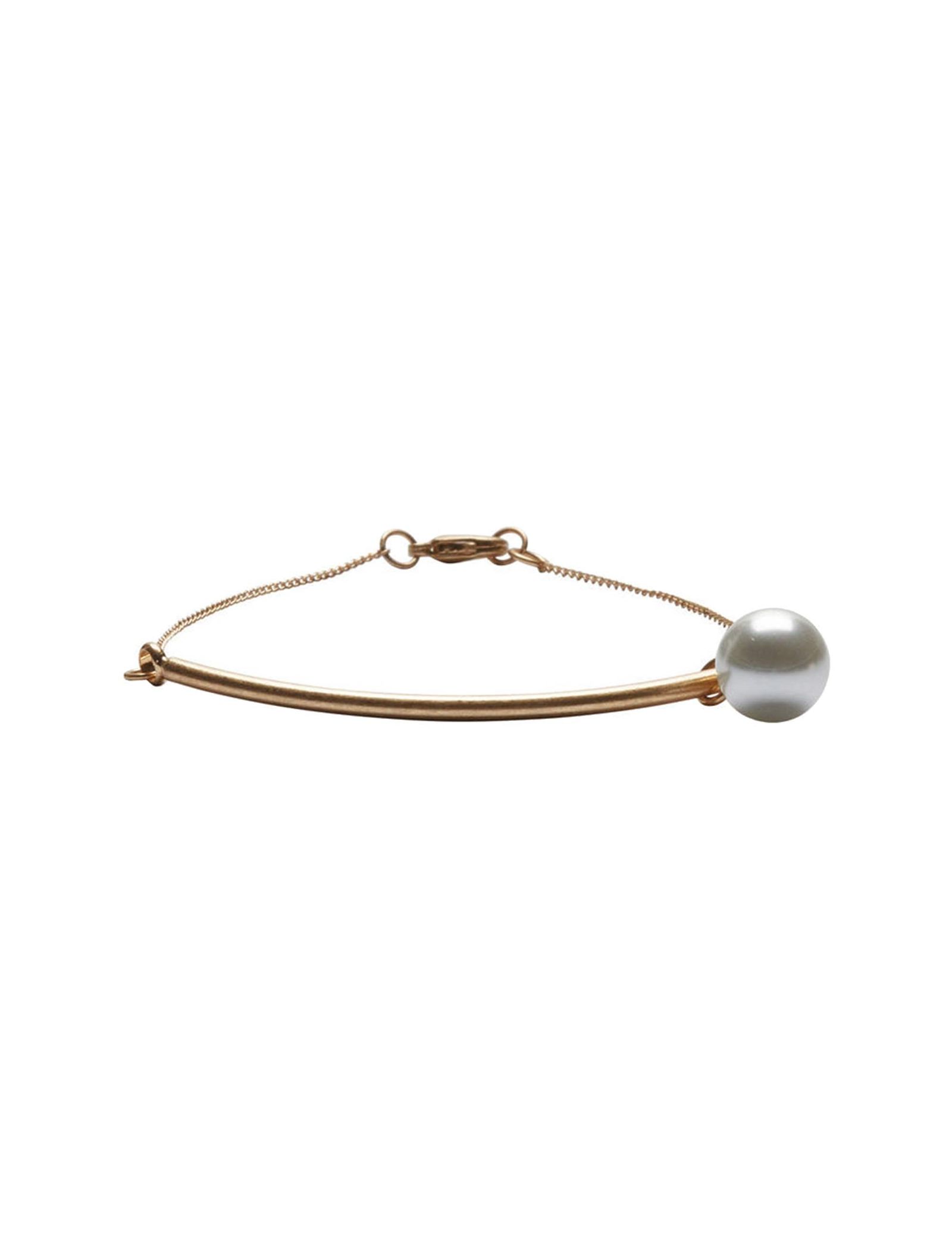 دستبند فلزی زنانه - سلکتد - طلايي - 1