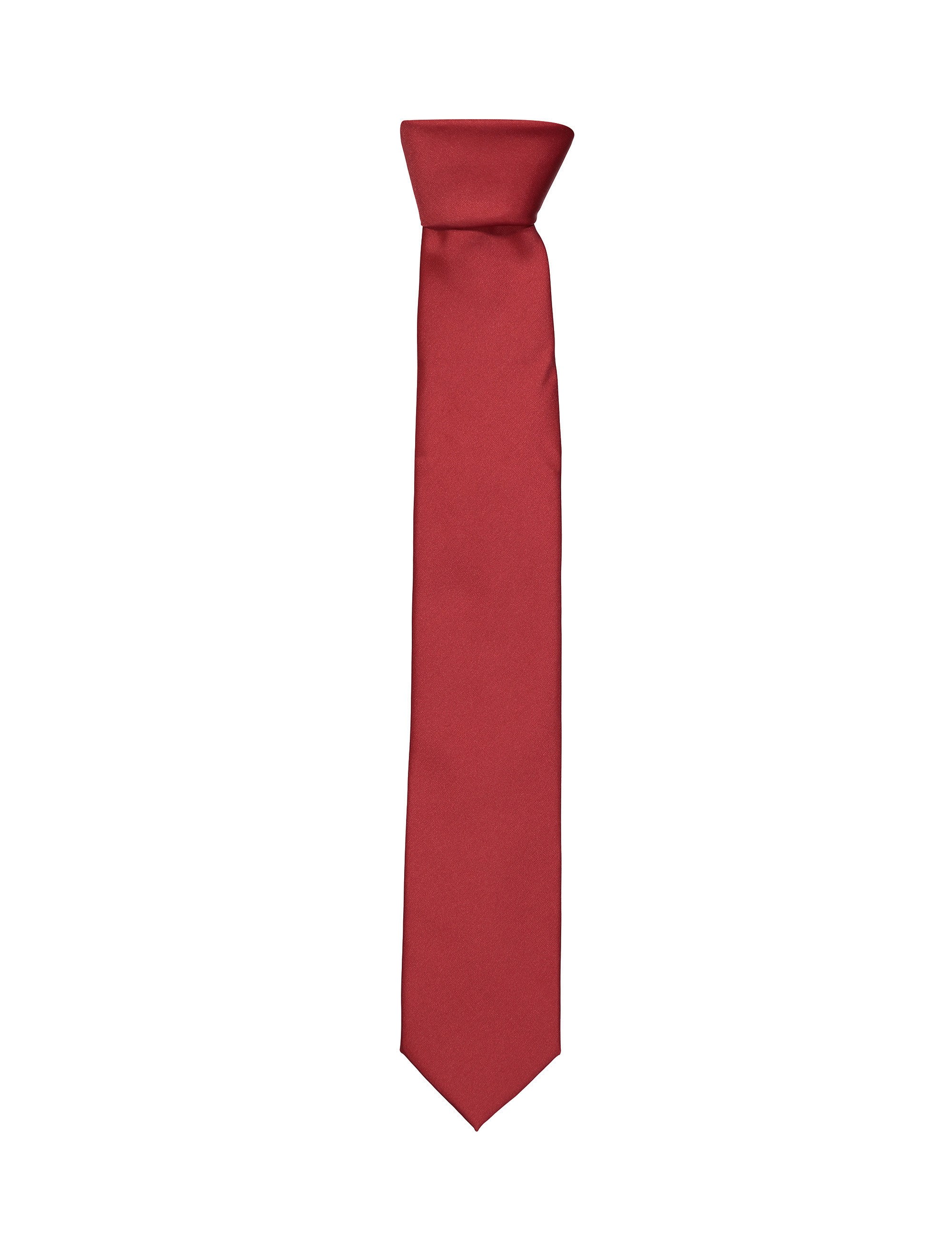 کراوات ساده مردانه - کالکشن تک سایز - قرمز - 1