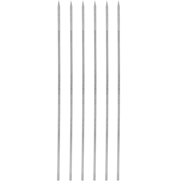 سیخ استیل جوجه مدل کوتاه بسته 6 عددی