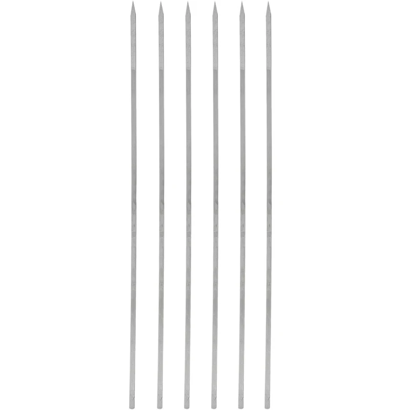 سیخ استیل جوجه مدل کوتاه بسته 6 عددی