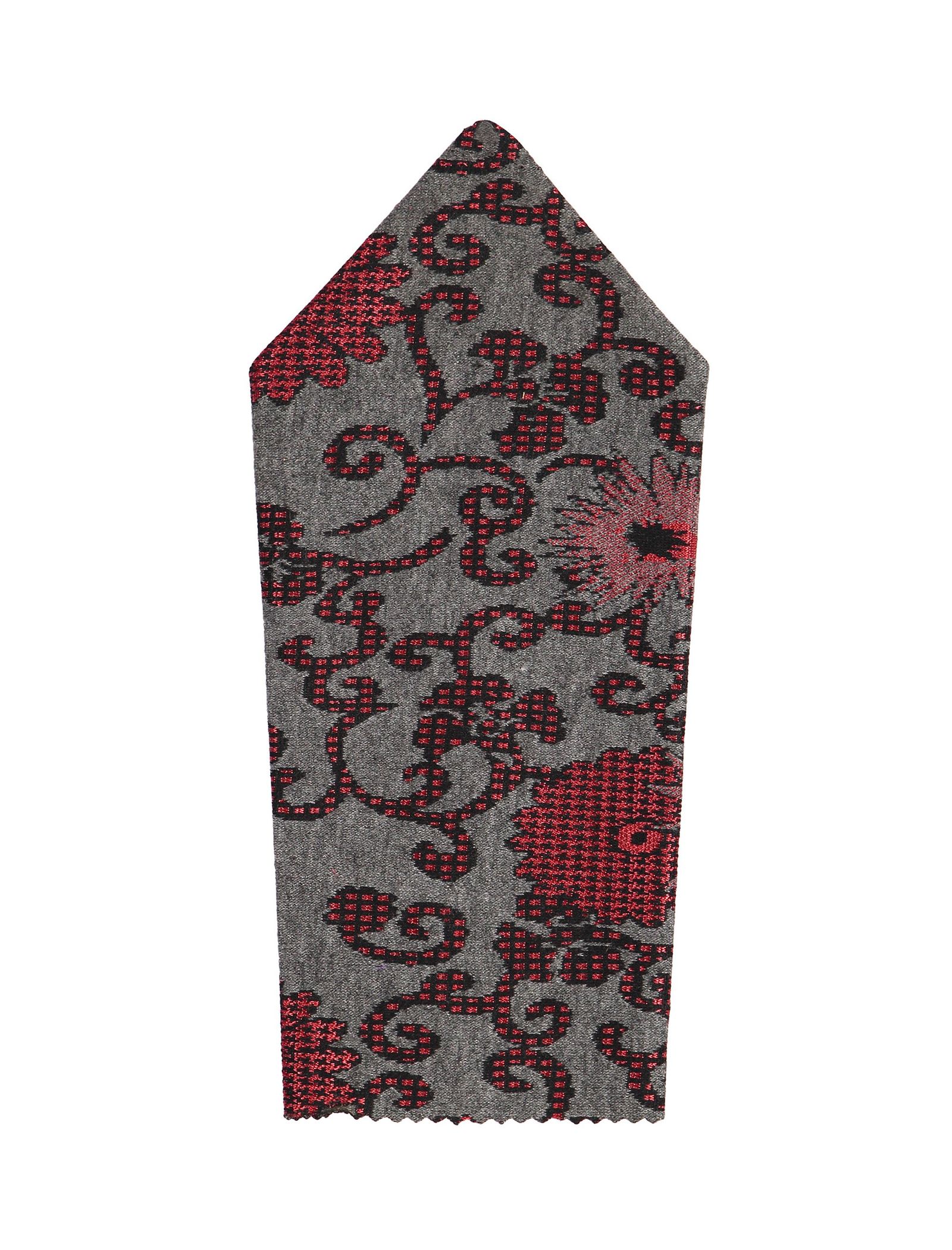 دستمال جیب طرح دار مردانه - خانه مد راد - قرمز و ط.وسي - 1