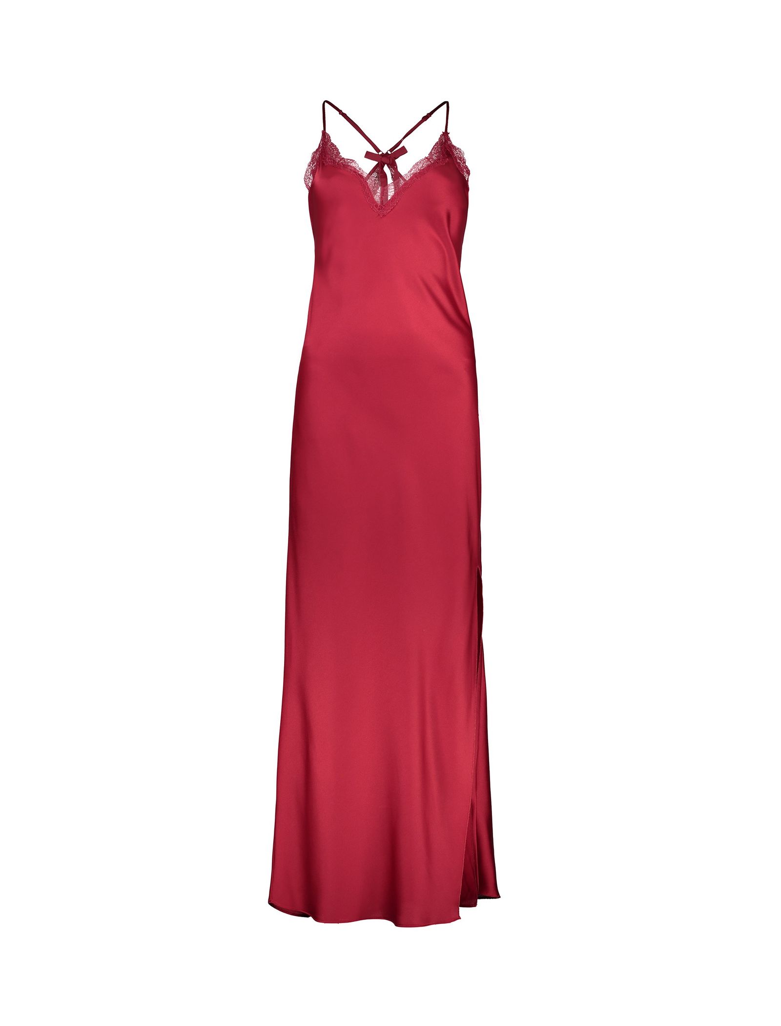 لباس خواب بلند زنانه - اتام - قرمز - 2