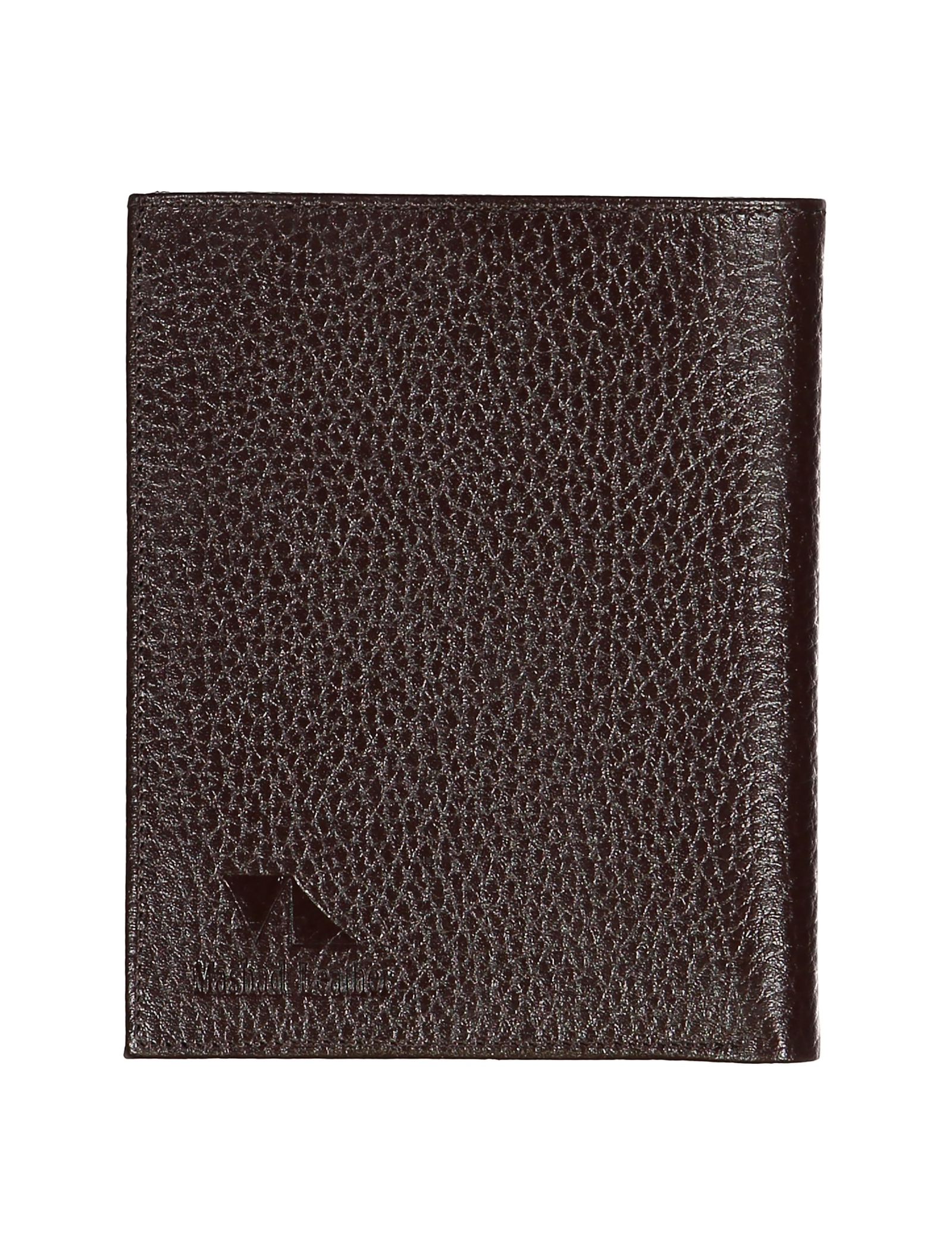 کیف پول چرم کتابی مردانه - چرم مشهد - قهوه اي - 1