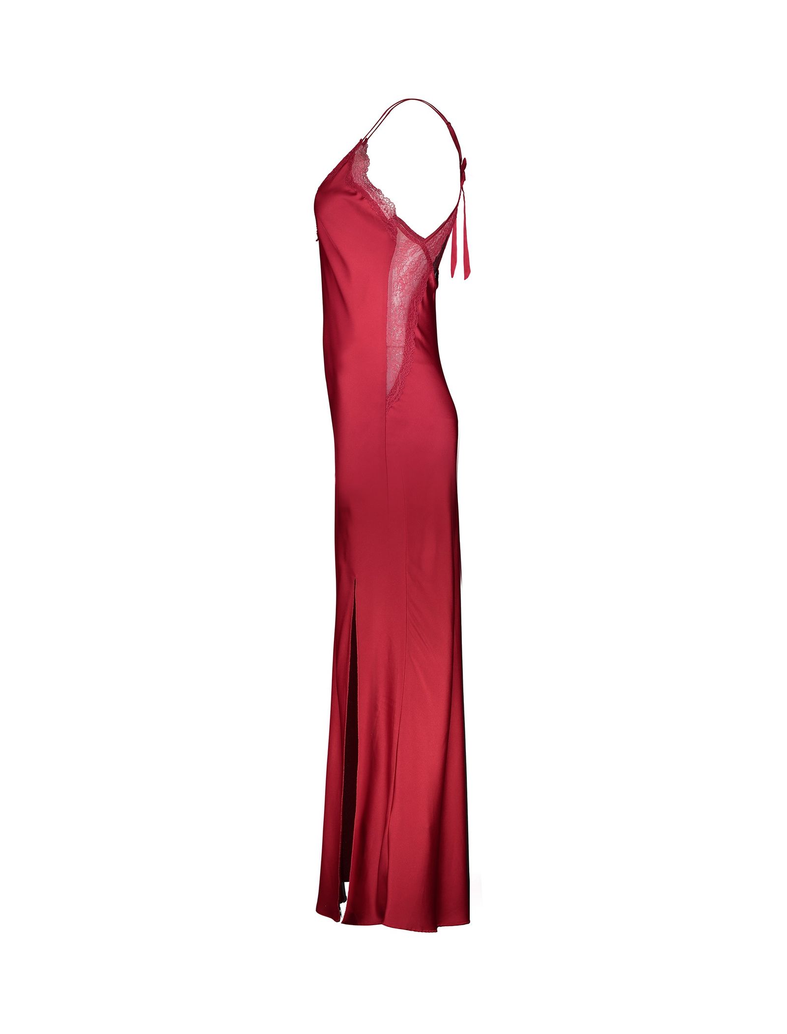 لباس خواب بلند زنانه - اتام - قرمز - 4