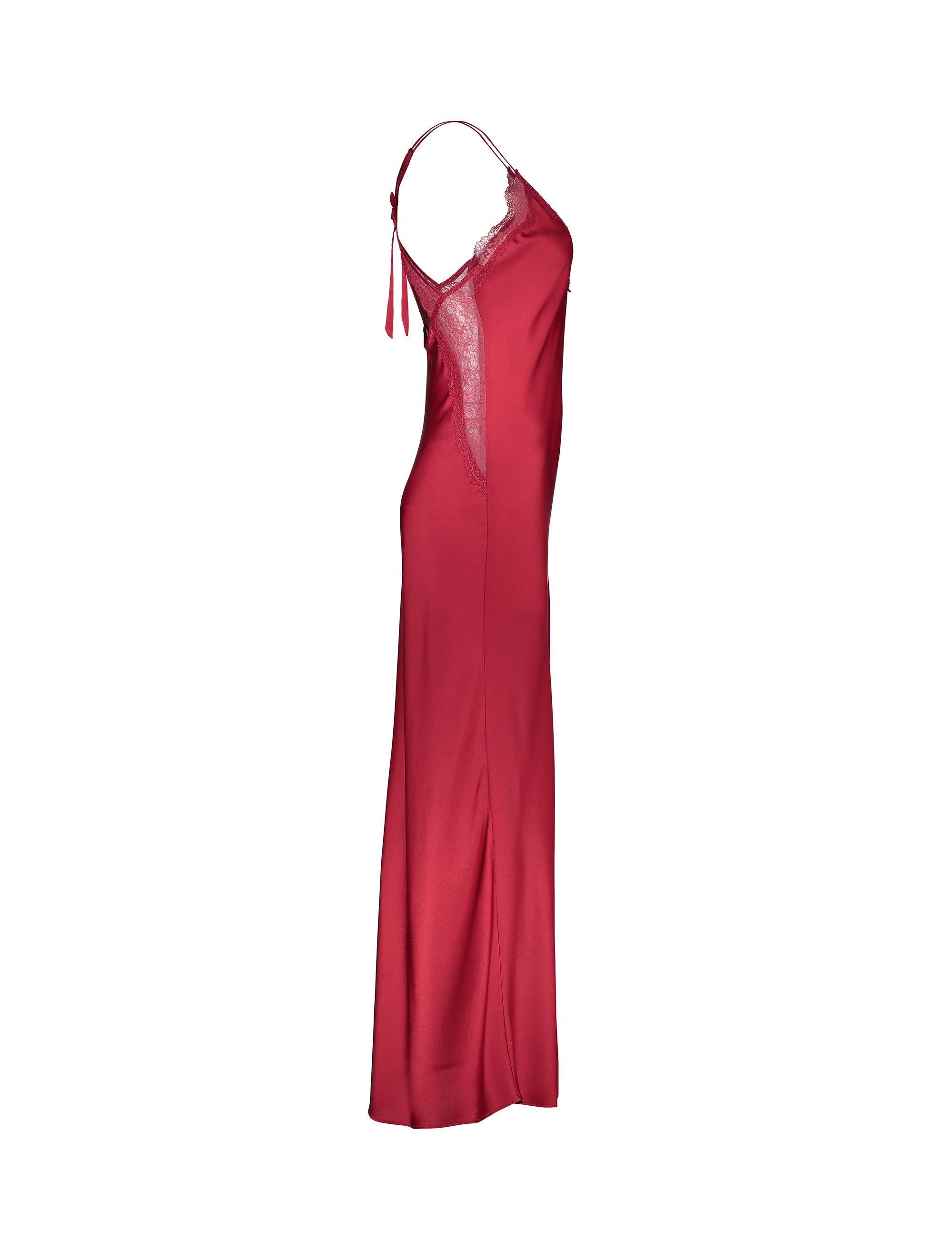 لباس خواب بلند زنانه - اتام - قرمز - 5