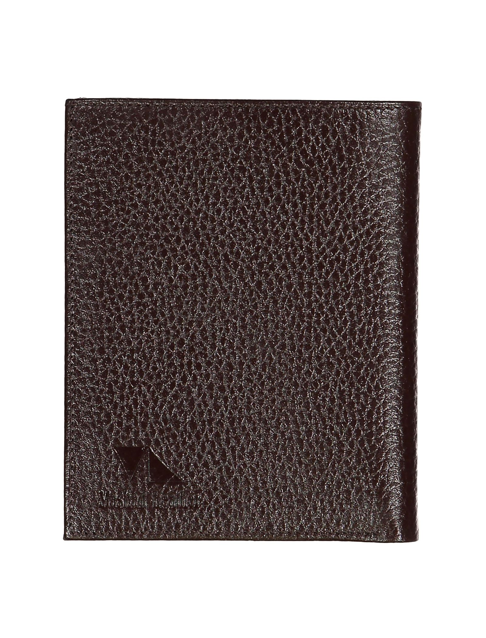 کیف پول چرم کتابی مردانه - چرم مشهد - قهوه اي - 2