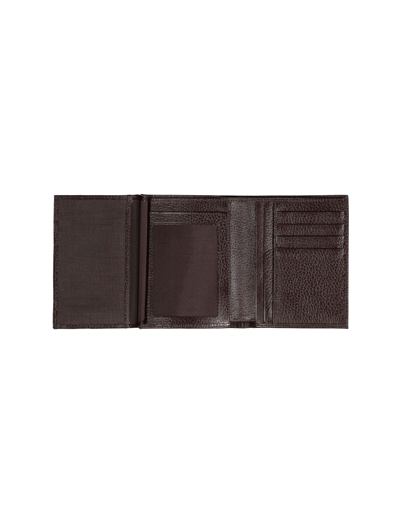 کیف پول چرم کتابی مردانه - چرم مشهد - قهوه اي - 5