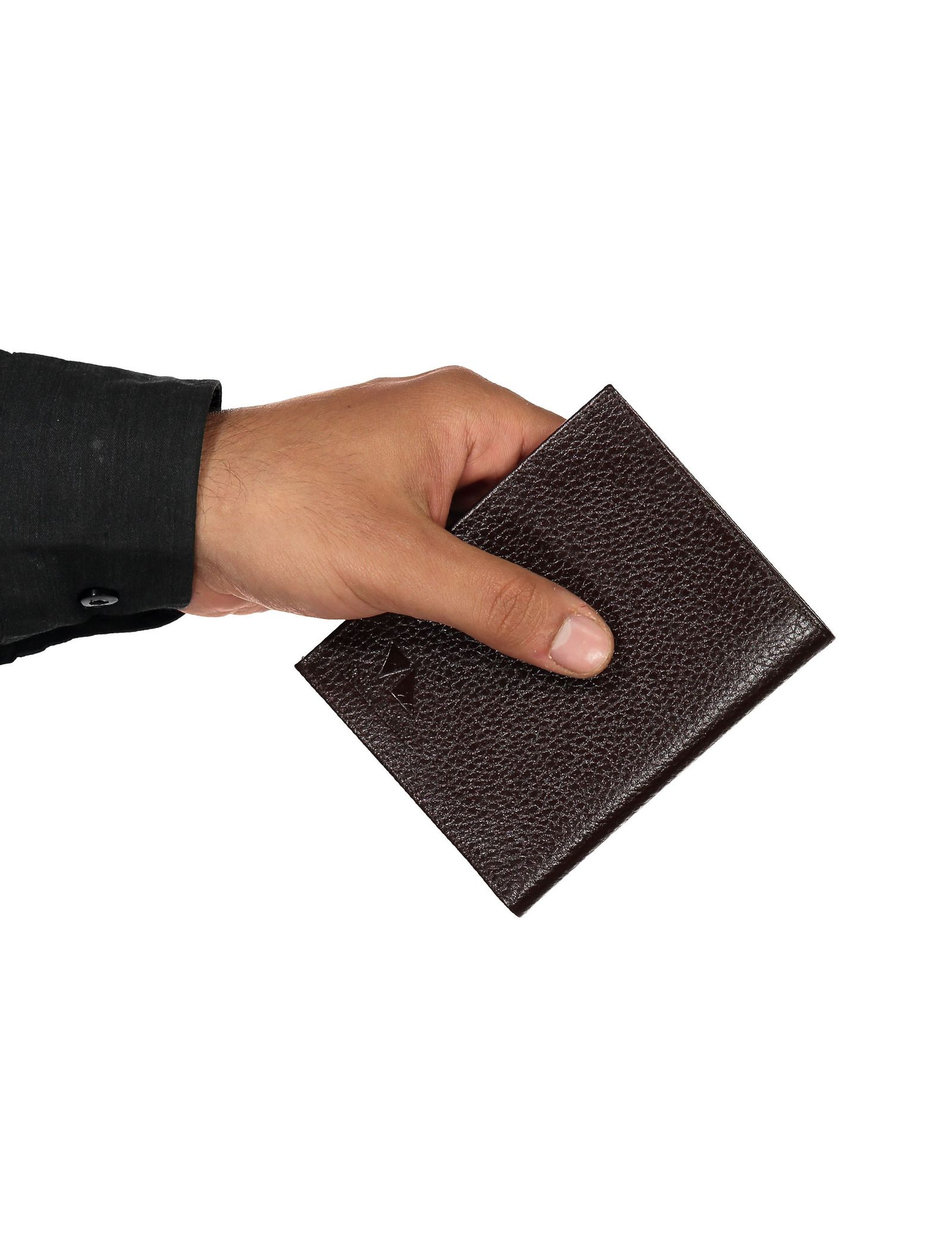 کیف پول چرم کتابی مردانه - چرم مشهد - قهوه اي - 7