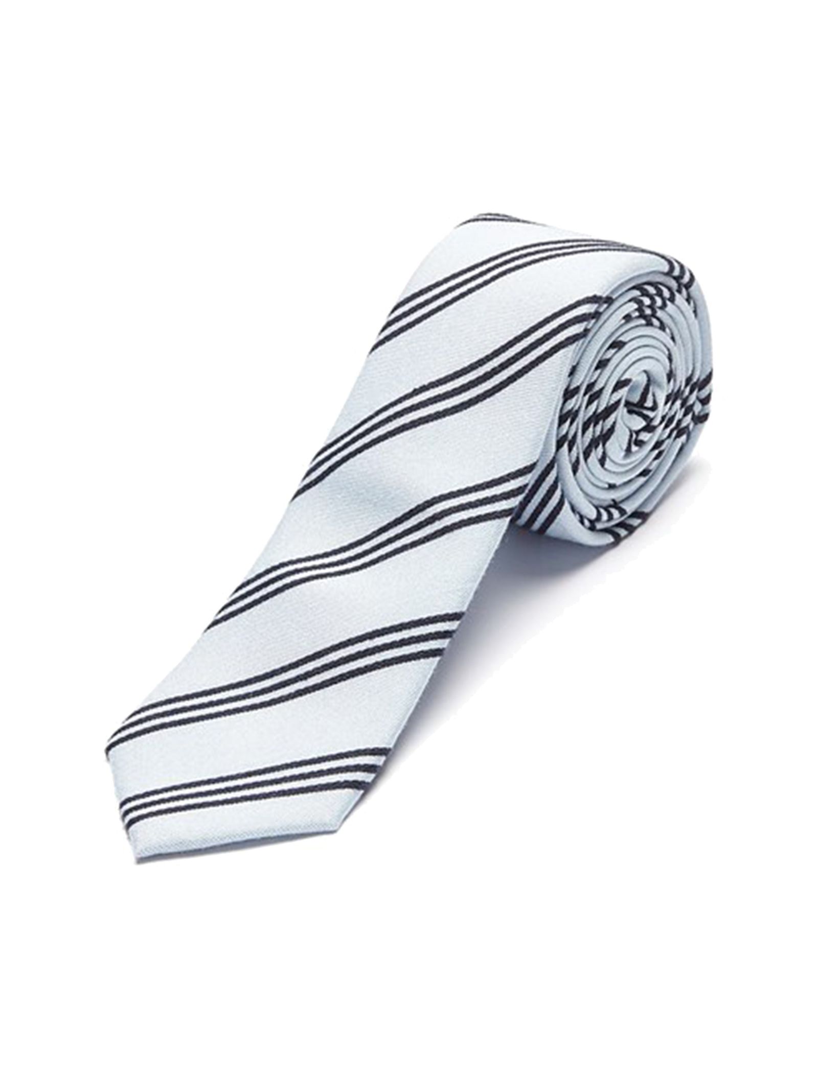 کراوات طرح دار مردانه - سلکتد - آبي روشن - 4