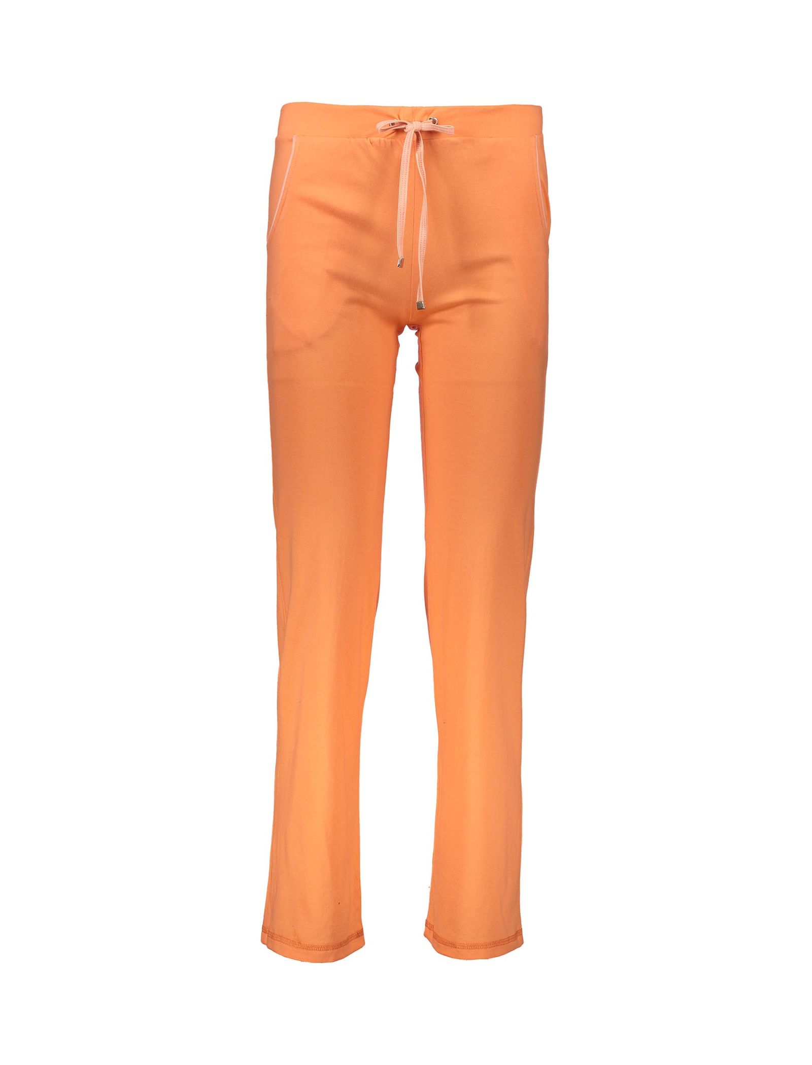 تی شرت و شلوار راحتی نخی زنانه - ناربن - نارنجي - 7