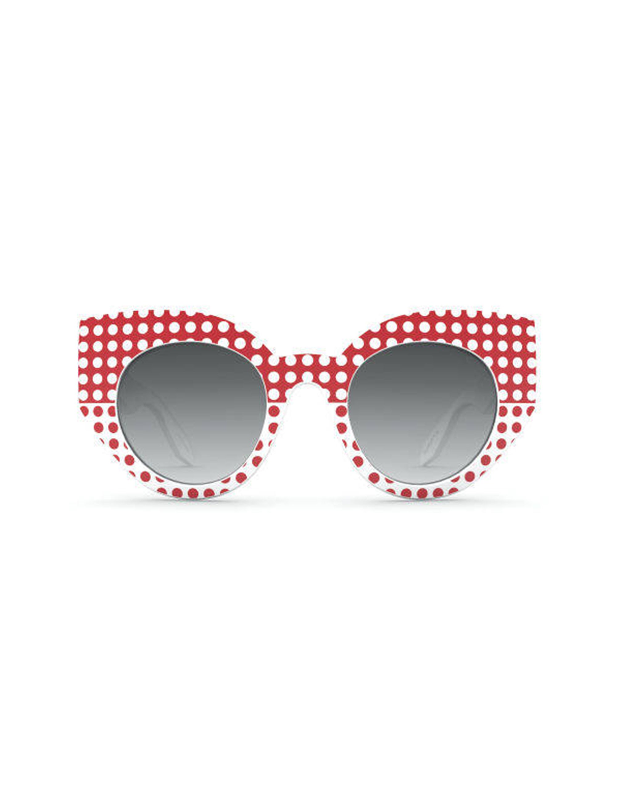 عینک آفتابی گربه ای زنانه - سواچ - سفيد و قرمز - 1