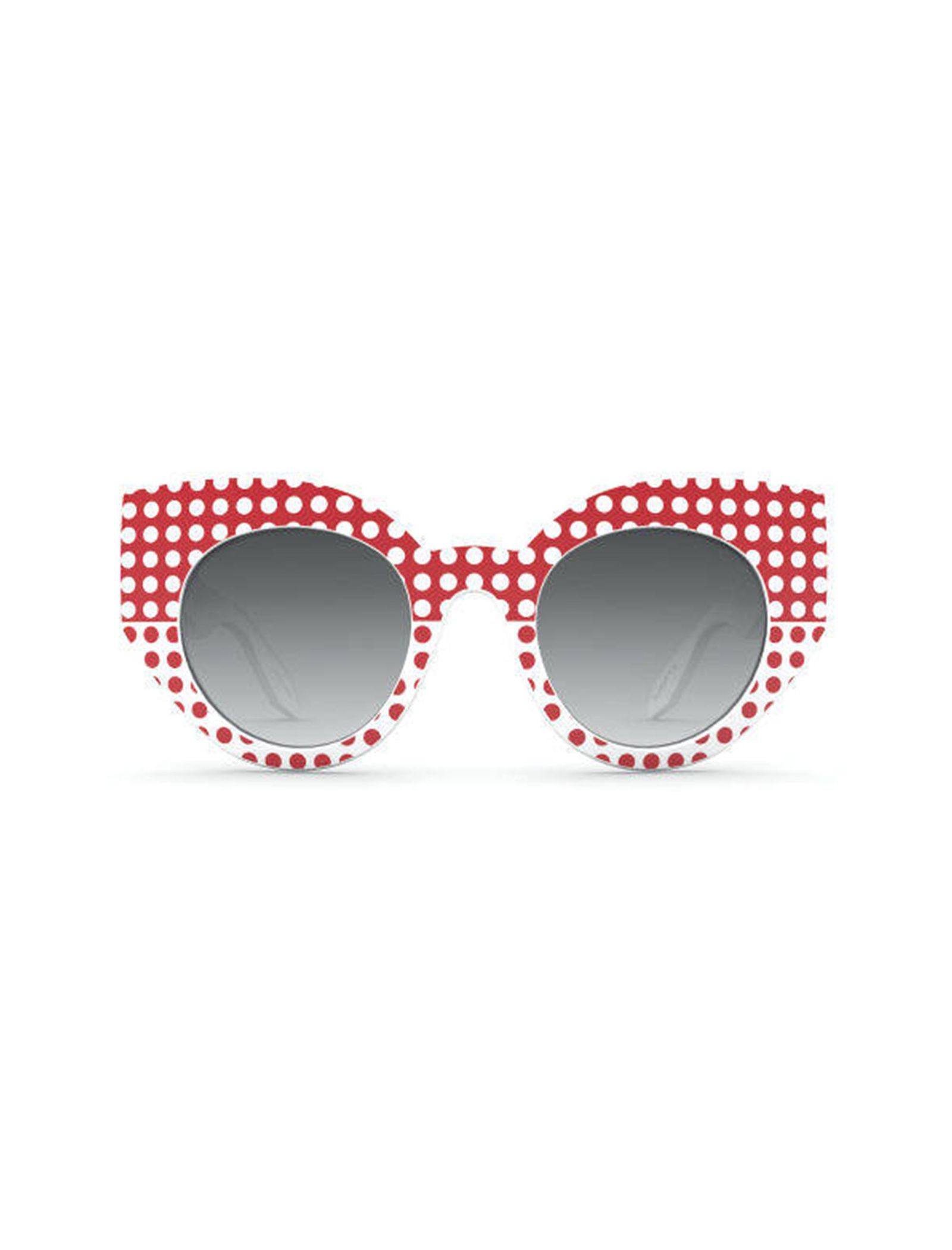 عینک آفتابی گربه ای زنانه - سواچ - سفيد و قرمز - 2