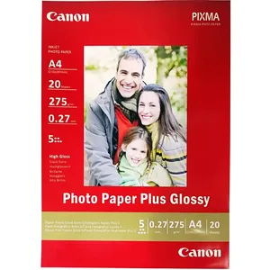 کاغذ عکس کانن مدل PLUS GLOSSY سایزA4 بسته 20 عددی