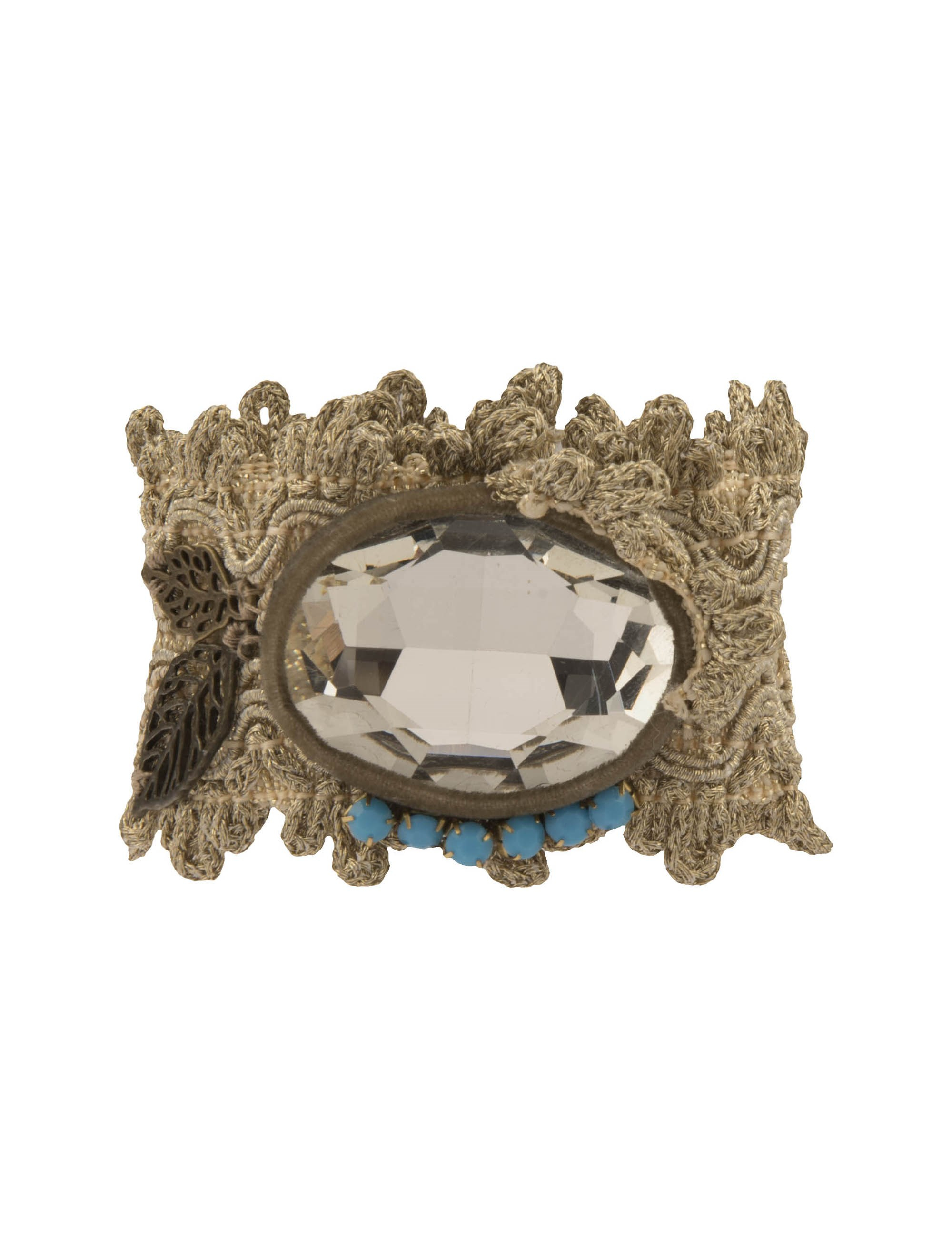 دستبند دست ساز نگین دار زنانه - مهران رفیعیان