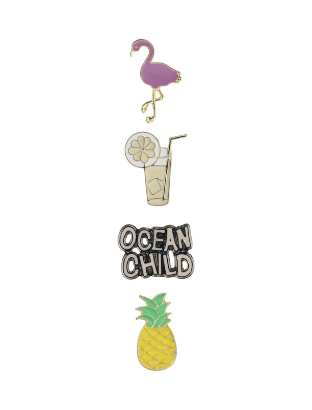 گل سینه زنانه بسته 4 عددی - اونلی