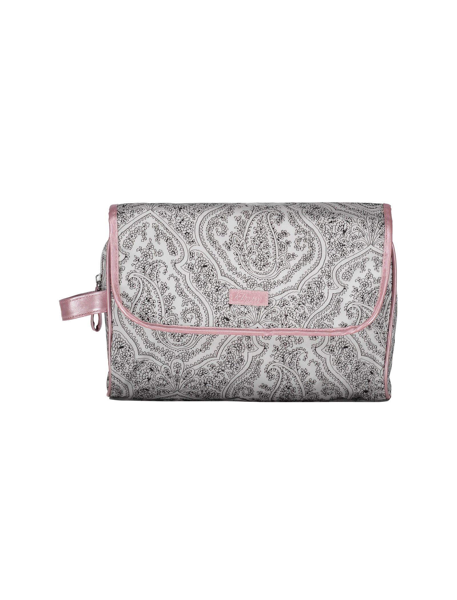 کیف لوازم آرایش زنانه - اتام - سفيد گلدار - 1