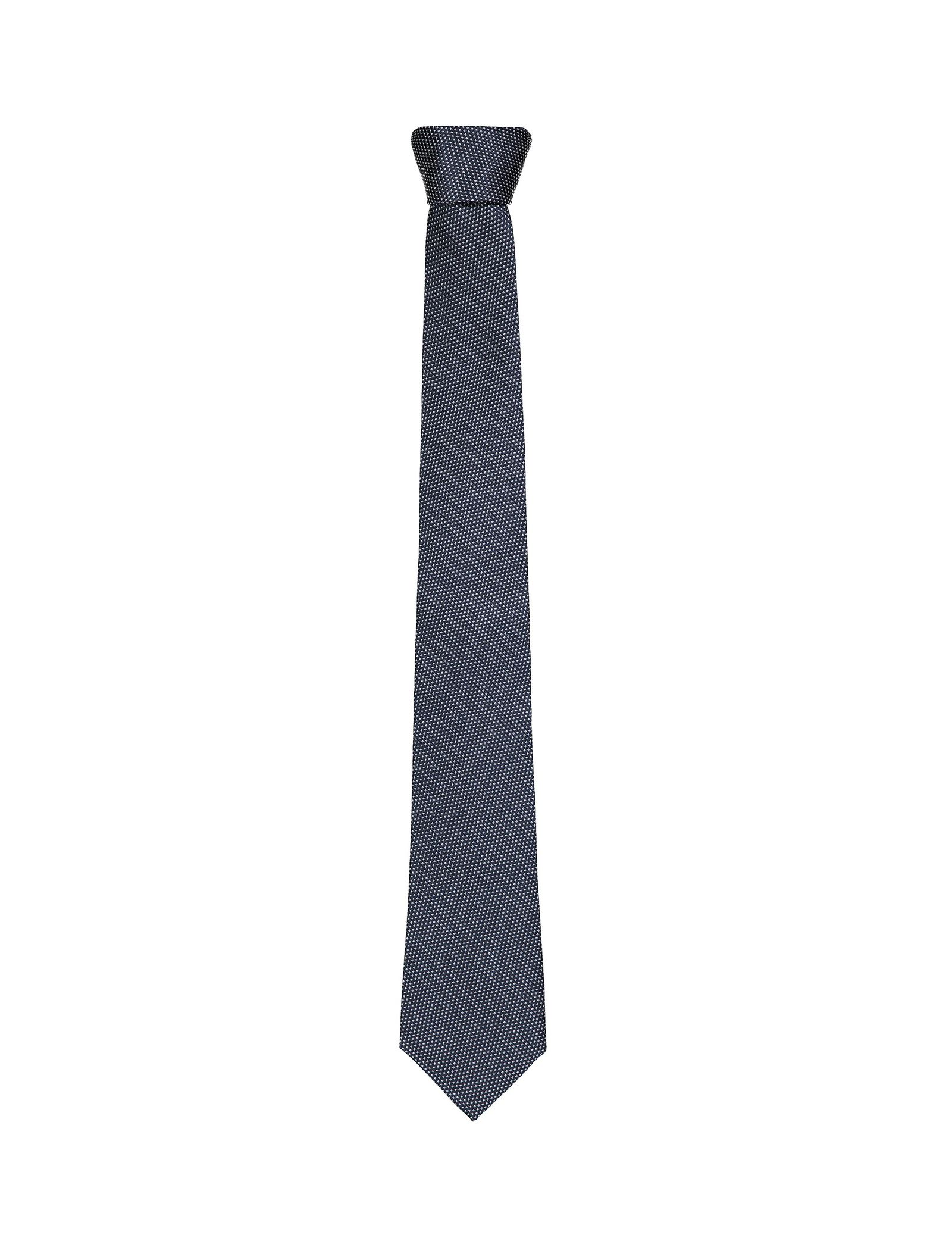 کراوات طرح دار مردانه - مانگو - سرمه اي - 2