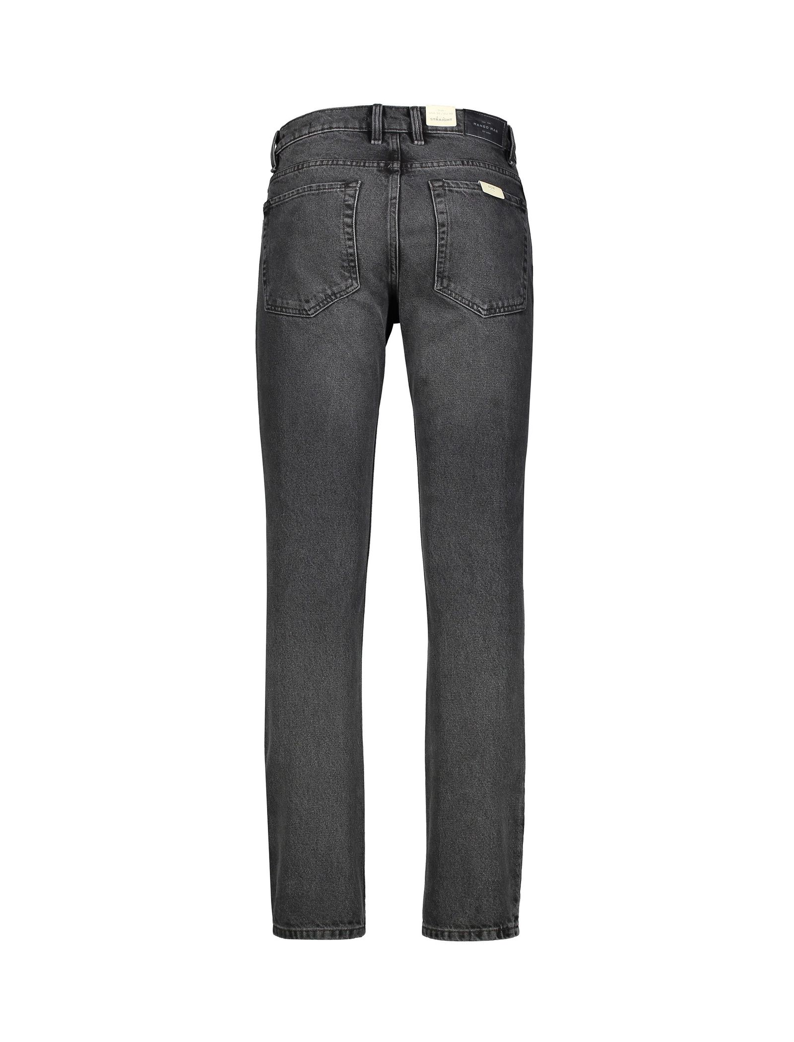 شلوار جین راسته مردانه - مانگو - زغالي - 3