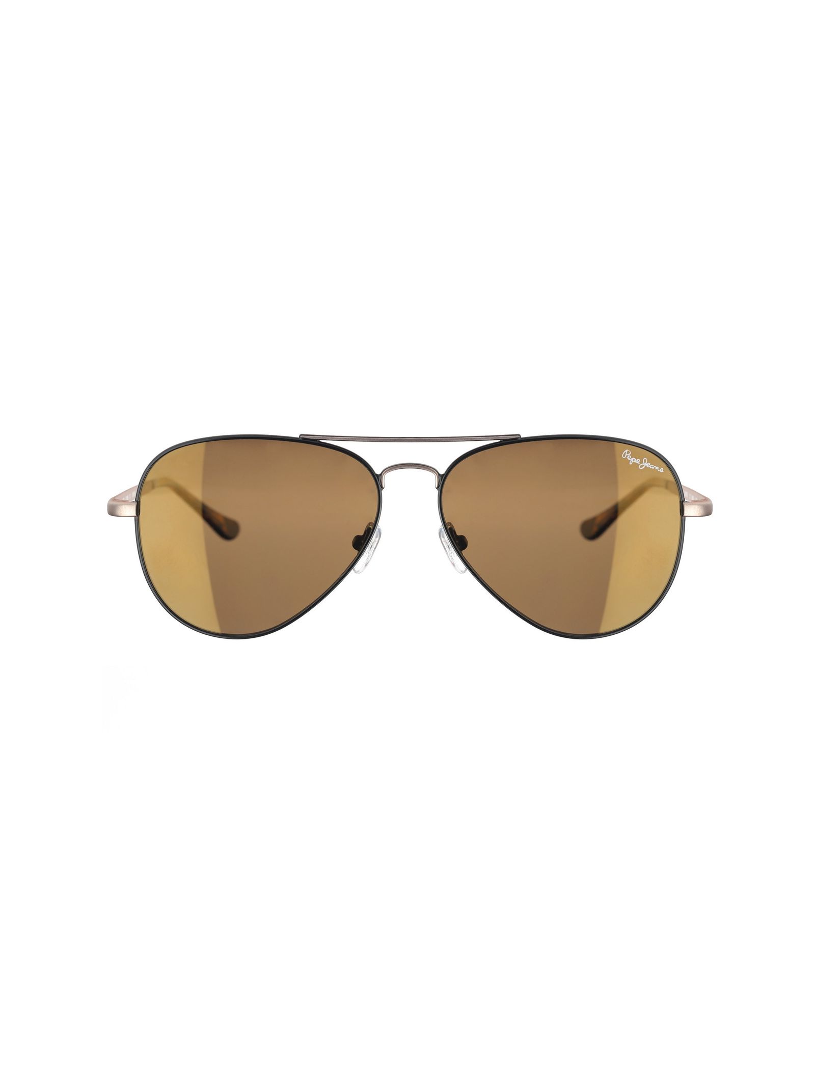 عینک آفتابی خلبانی زنانه - پپه جینز - مشکي و طلايي - 1