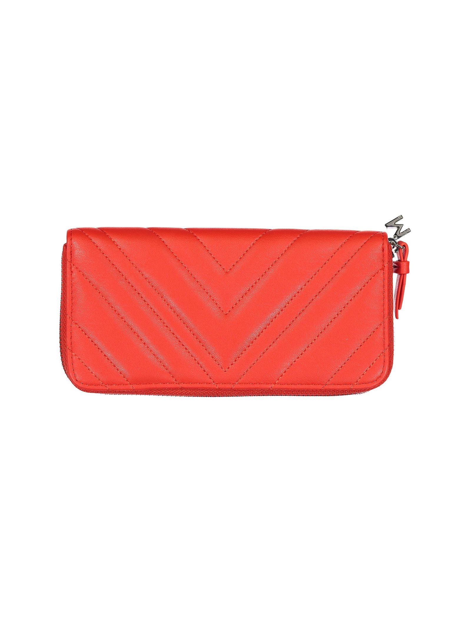 کیف پول زیپ دار زنانه - مانگو - قرمز نارنجي - 1