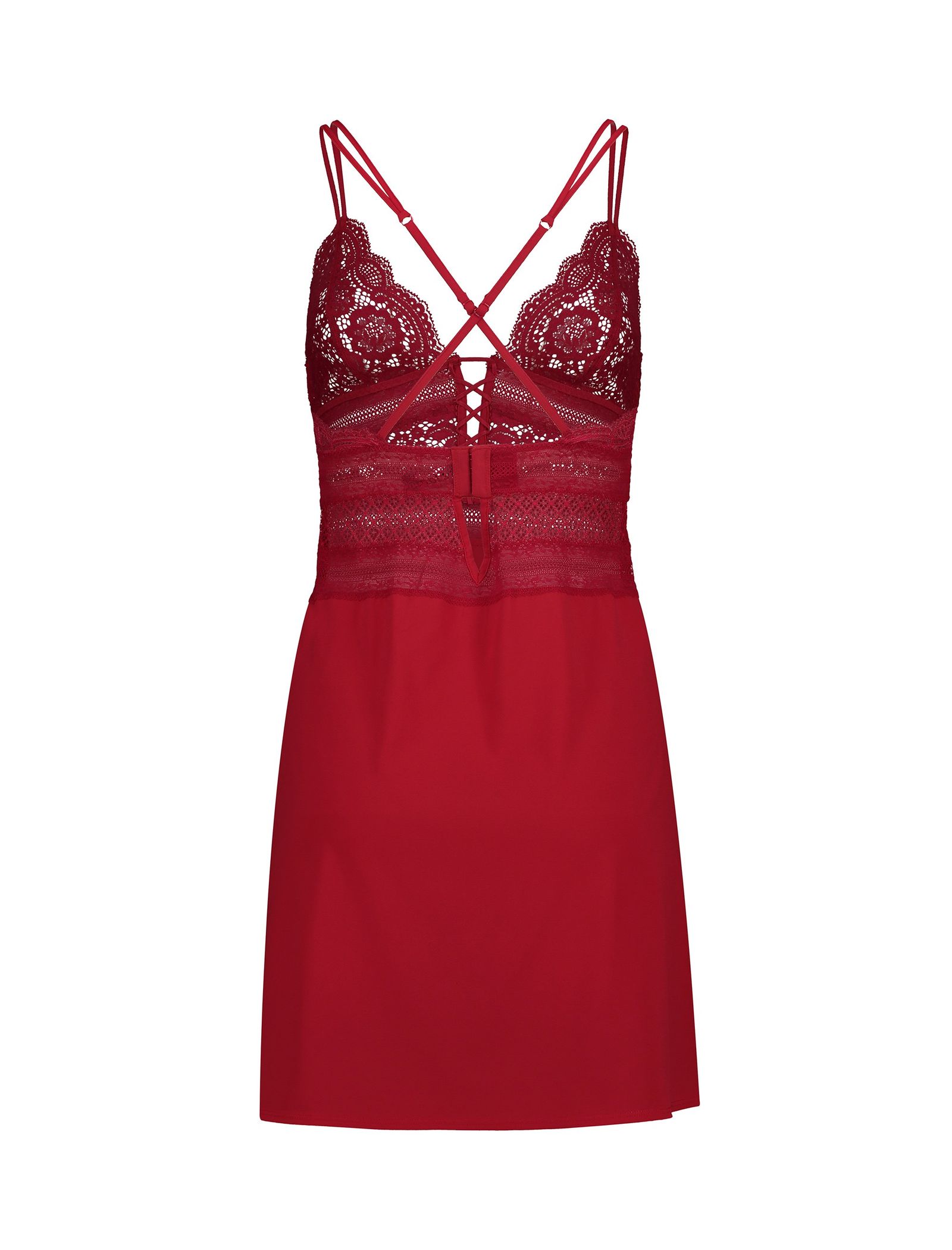 لباس خواب یک تکه زنانه - اتام - قرمز - 3