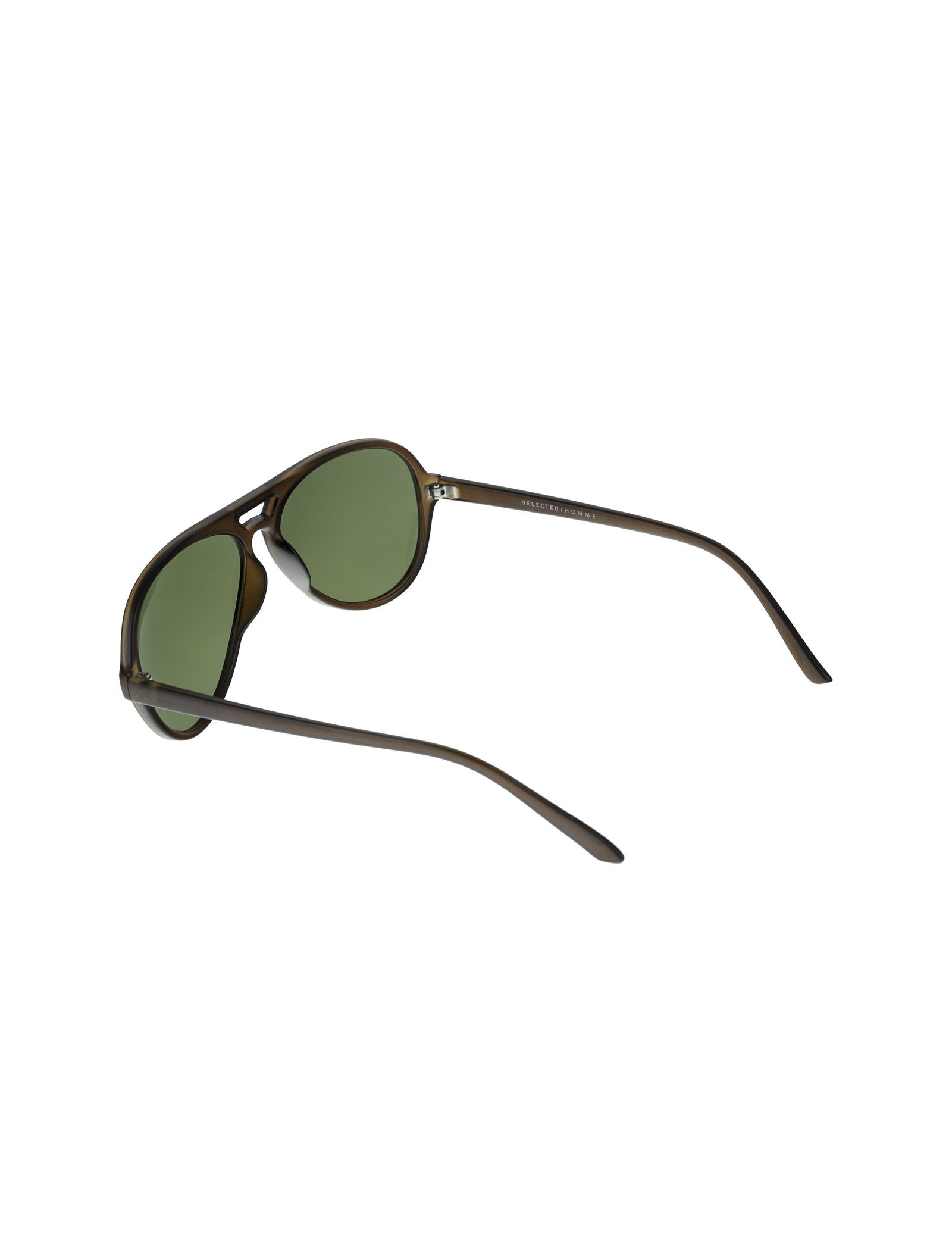 عینک آفتابی خلبانی مردانه - سلکتد - زيتوني - 5