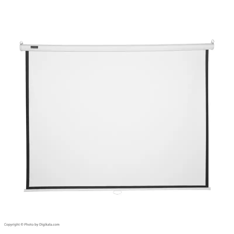 پرده نمایش دستی الیت اسکرینز مدل ES180M سایز 180x180 سانتی متر