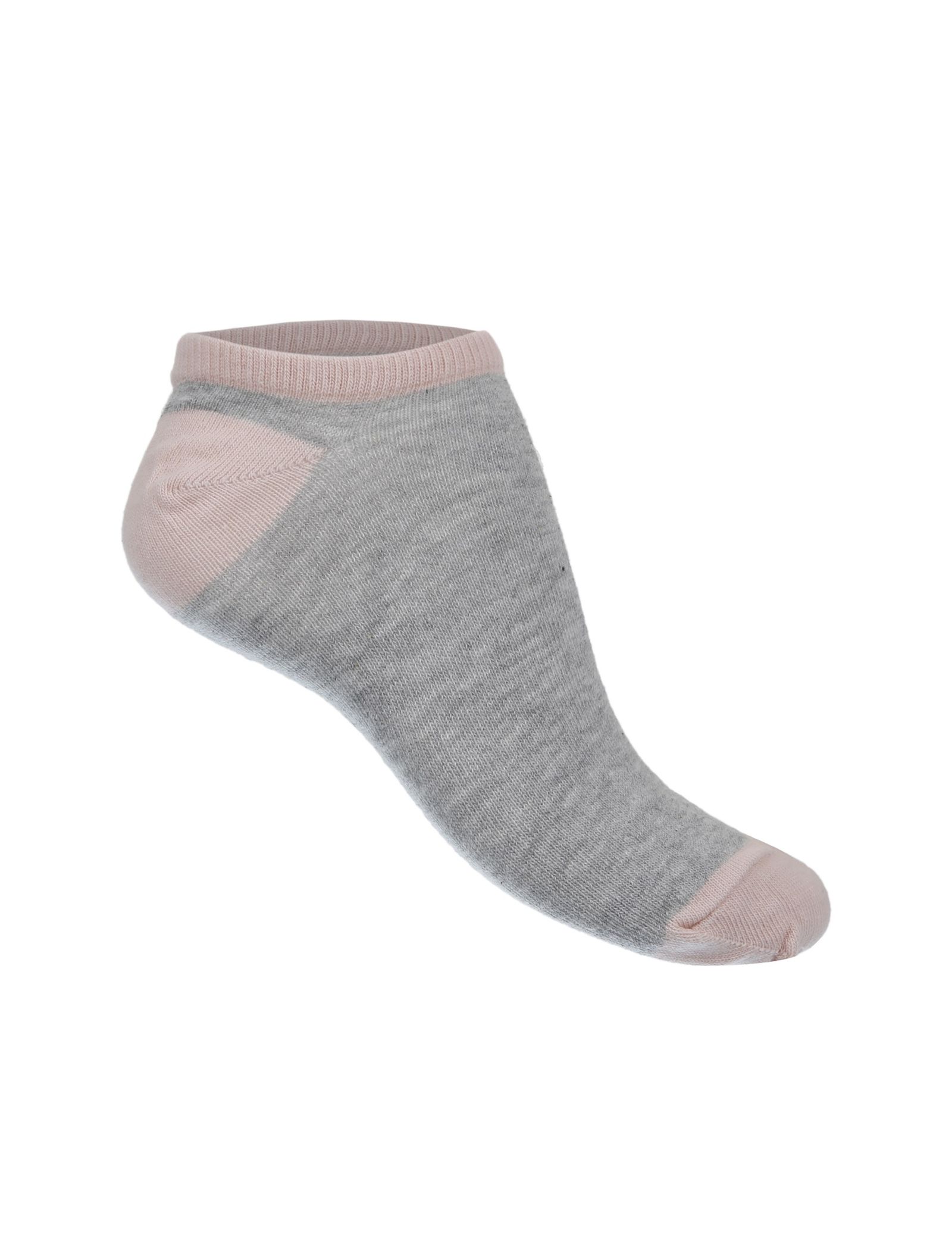 جوراب نخی بدون ساق زنانه بسته 3 عددی - مادام کوکو - سرمه اي/مشکي - 15