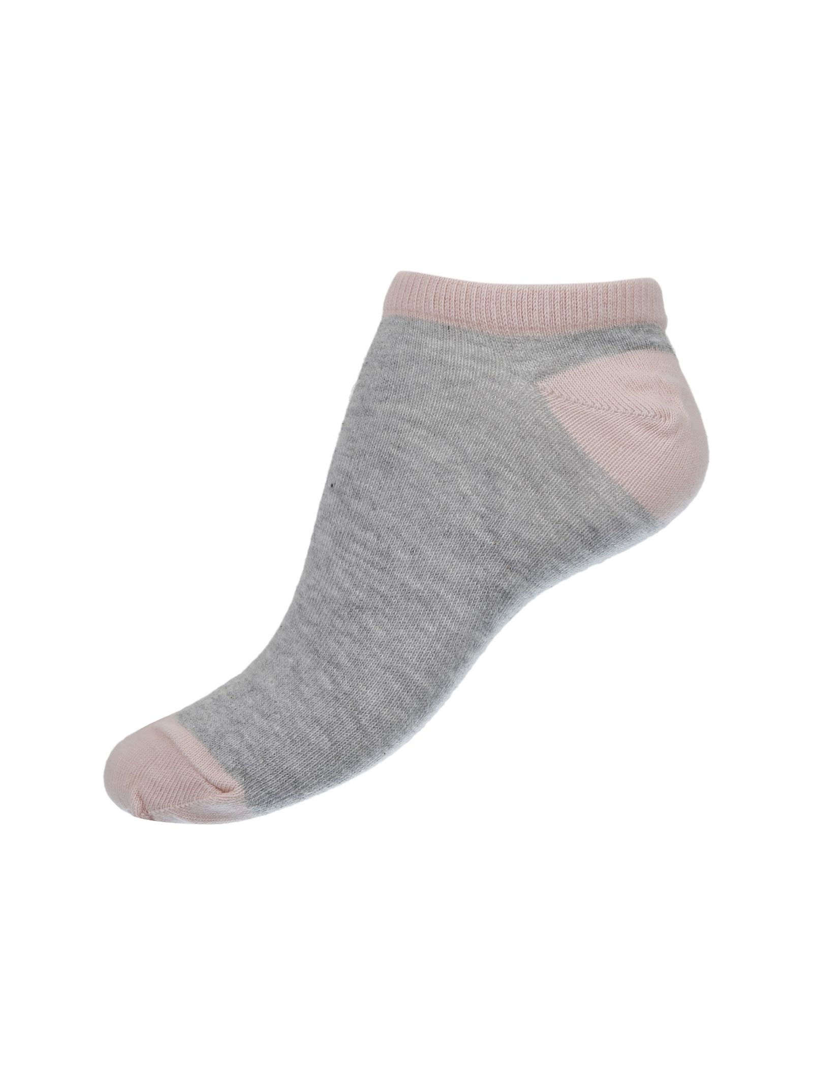 جوراب نخی بدون ساق زنانه بسته 3 عددی - مادام کوکو - سرمه اي/مشکي - 16