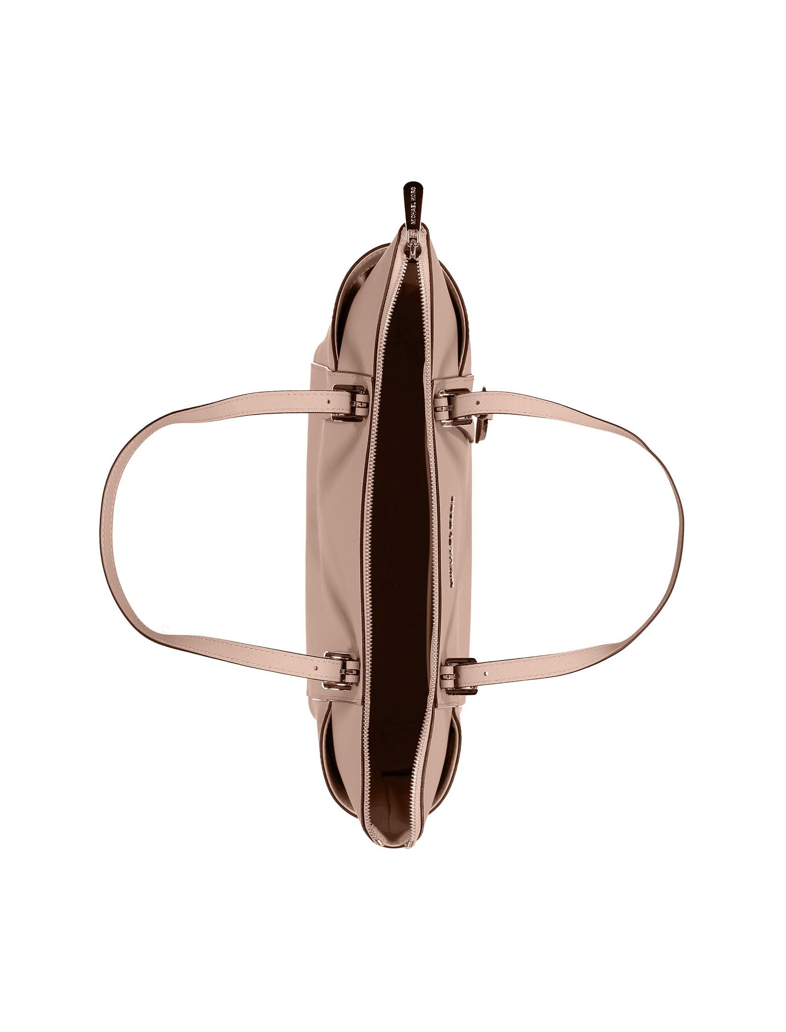 کیف دوشی چرم زنانه Jet Set Item - مایکل کورس - بژ - 6