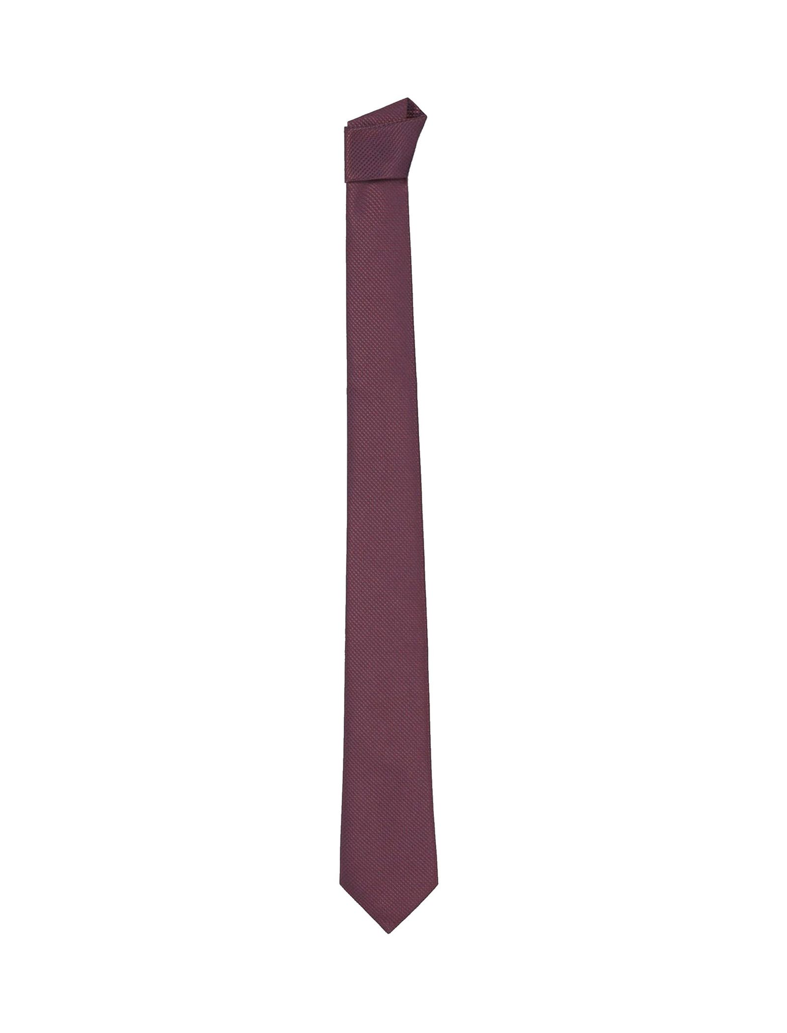 کراوات طرح دار مردانه - مانگو - قرمز - 1